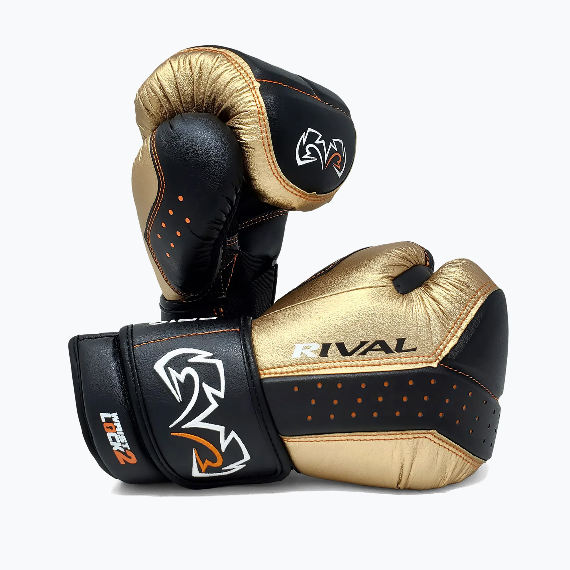Rękawice bokserskie Rival RB10 Intelli-Shock Bag black/gold 