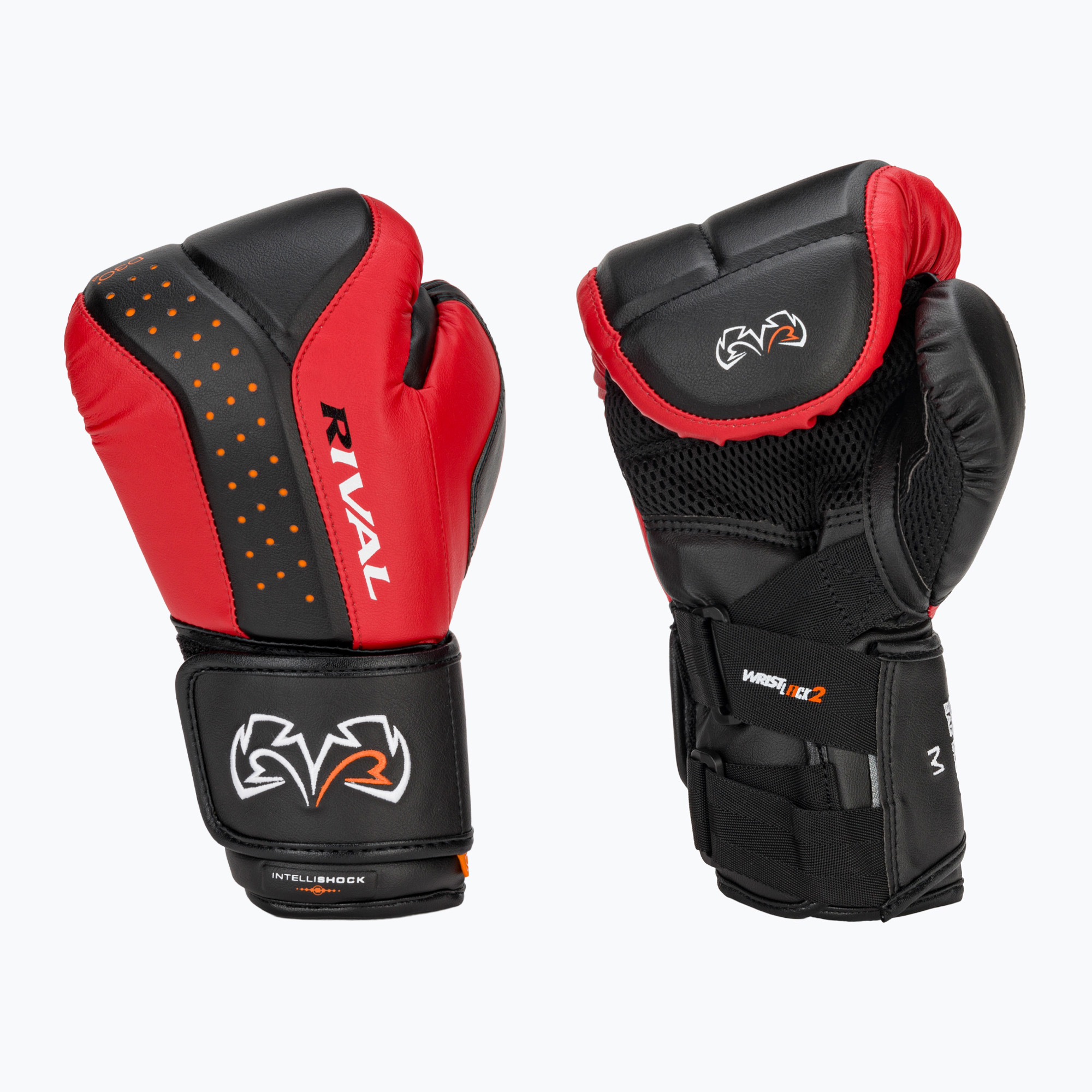 Mănuși de box Rival RB10 Intelli-Shock Bag black/red