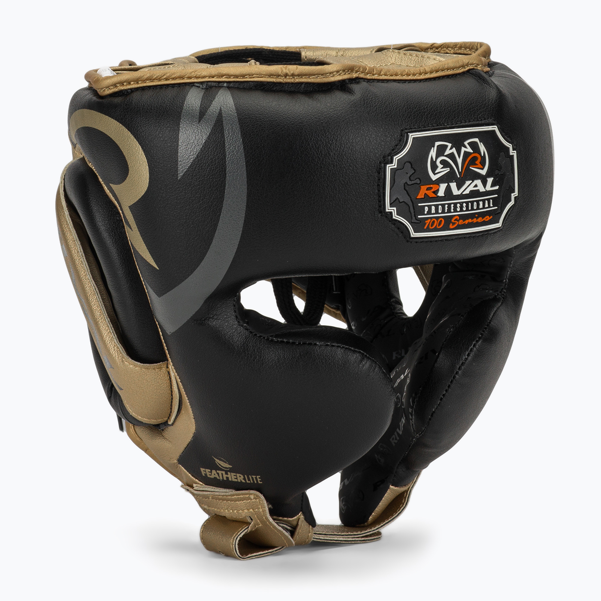 Boxerská prilba Rival RHG100 Professional Headgear black/gold
