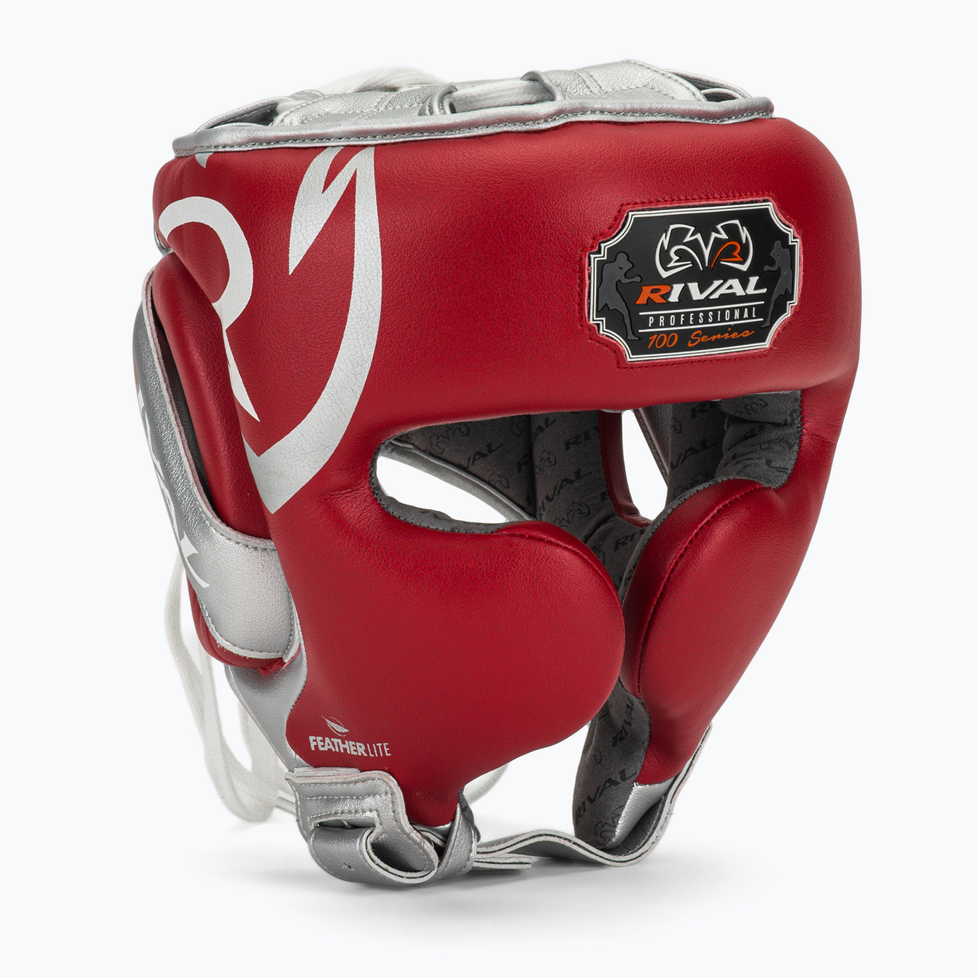 Boxerská prilba Rival RHG100 Professional Headgear red/silver
