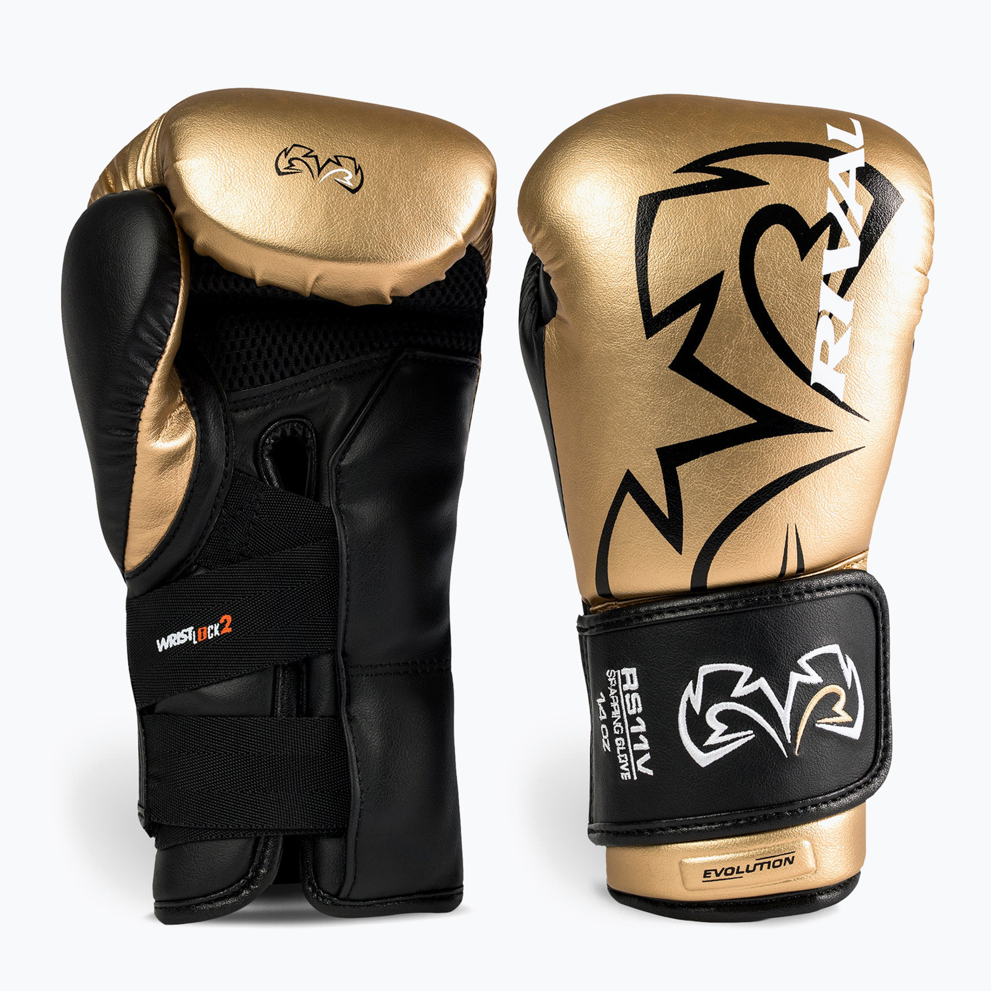 Rękawice bokserskie Rival RS11V Evolution gold 