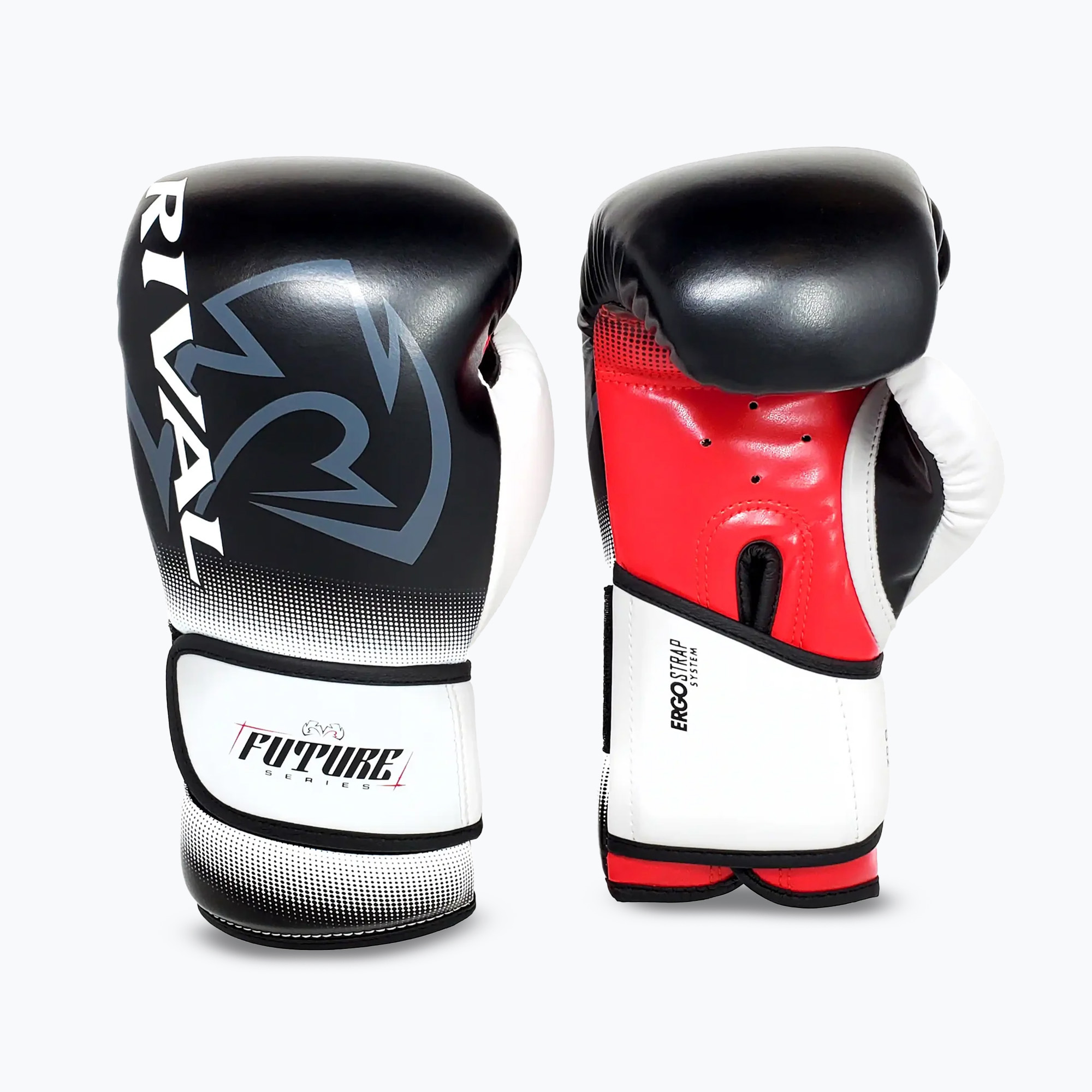 Rękawice bokserskie Rival Super Sparring 2.0 black/white/red 