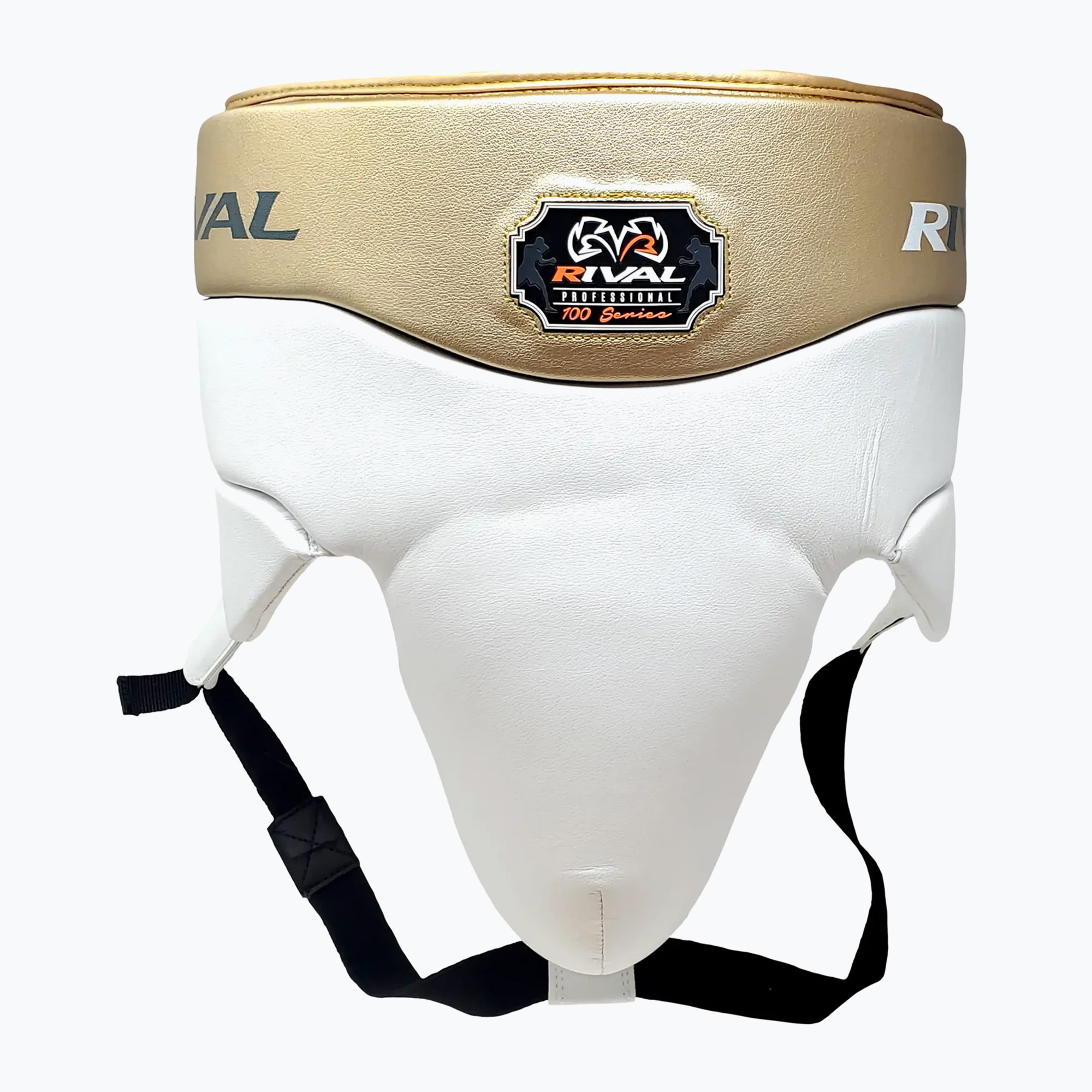 Ochraniacz krocza Rival RNFL100 Professional Protector white/gold 