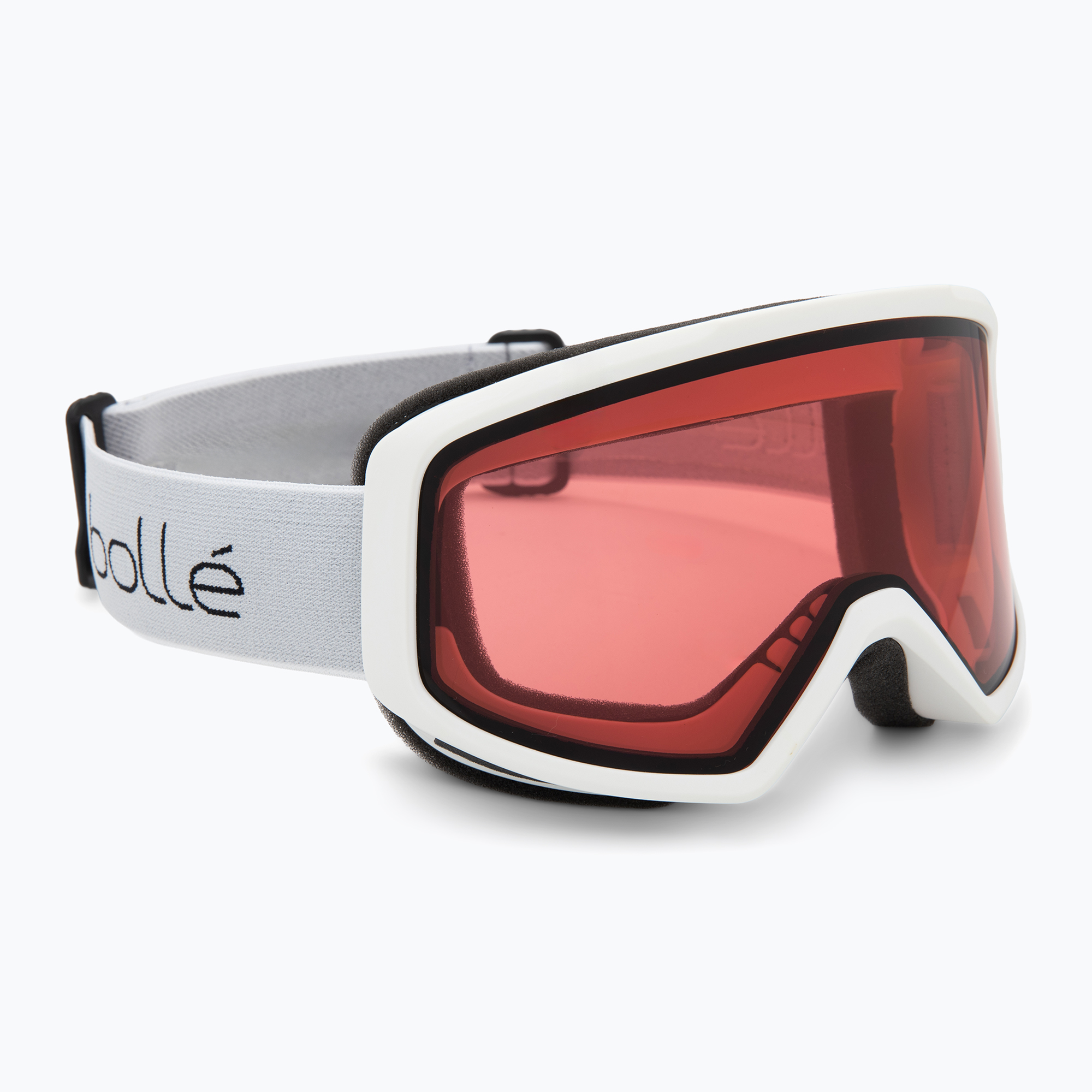 Gogle narciarskie Bollé Bedrock white matte/vermillon (Bedrock BG007016)