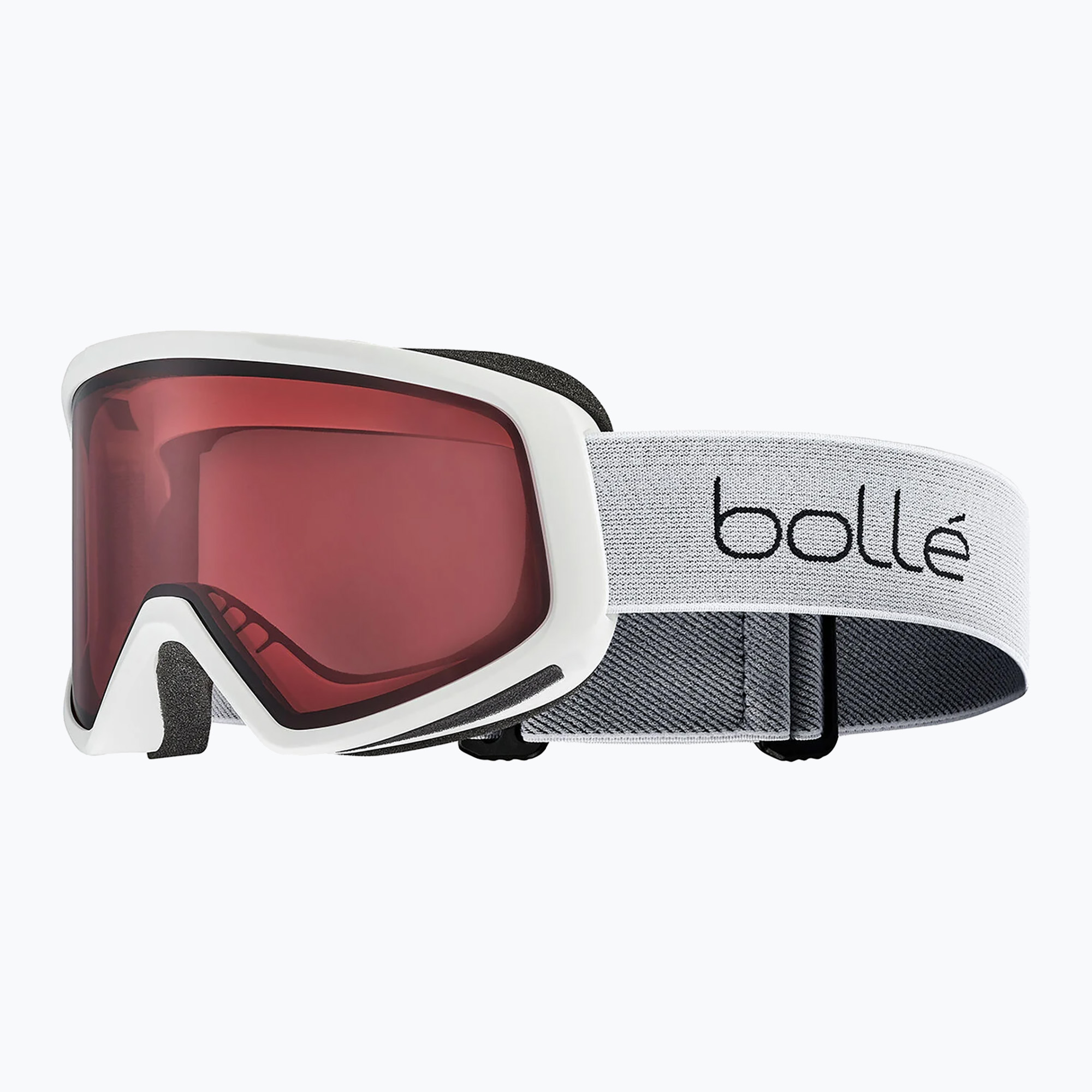Bollé Bedrock white matte/vermillon ski goggles (M)
