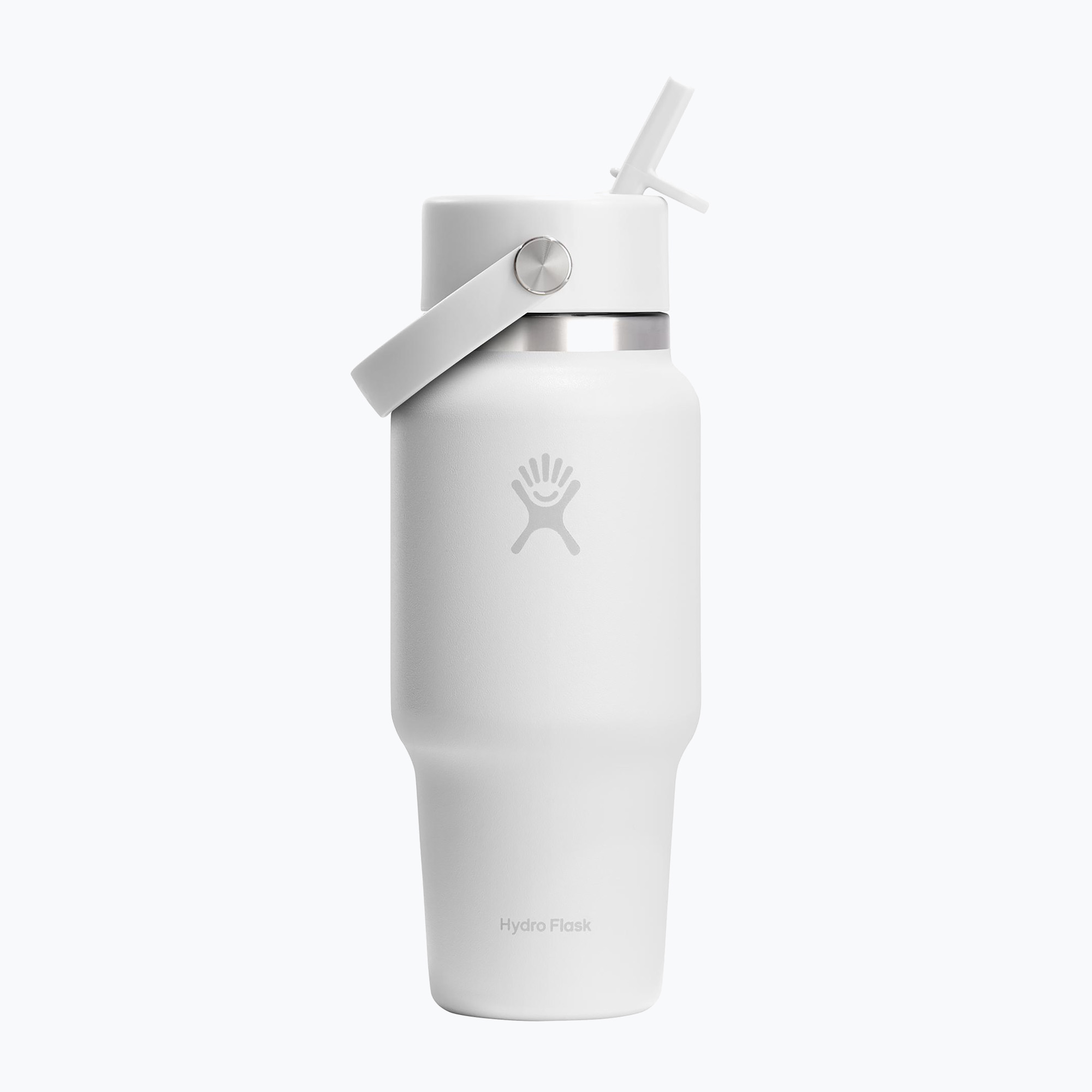 Термобутилка Hydro Flask Wide Flex Straw Travel 621 ml white