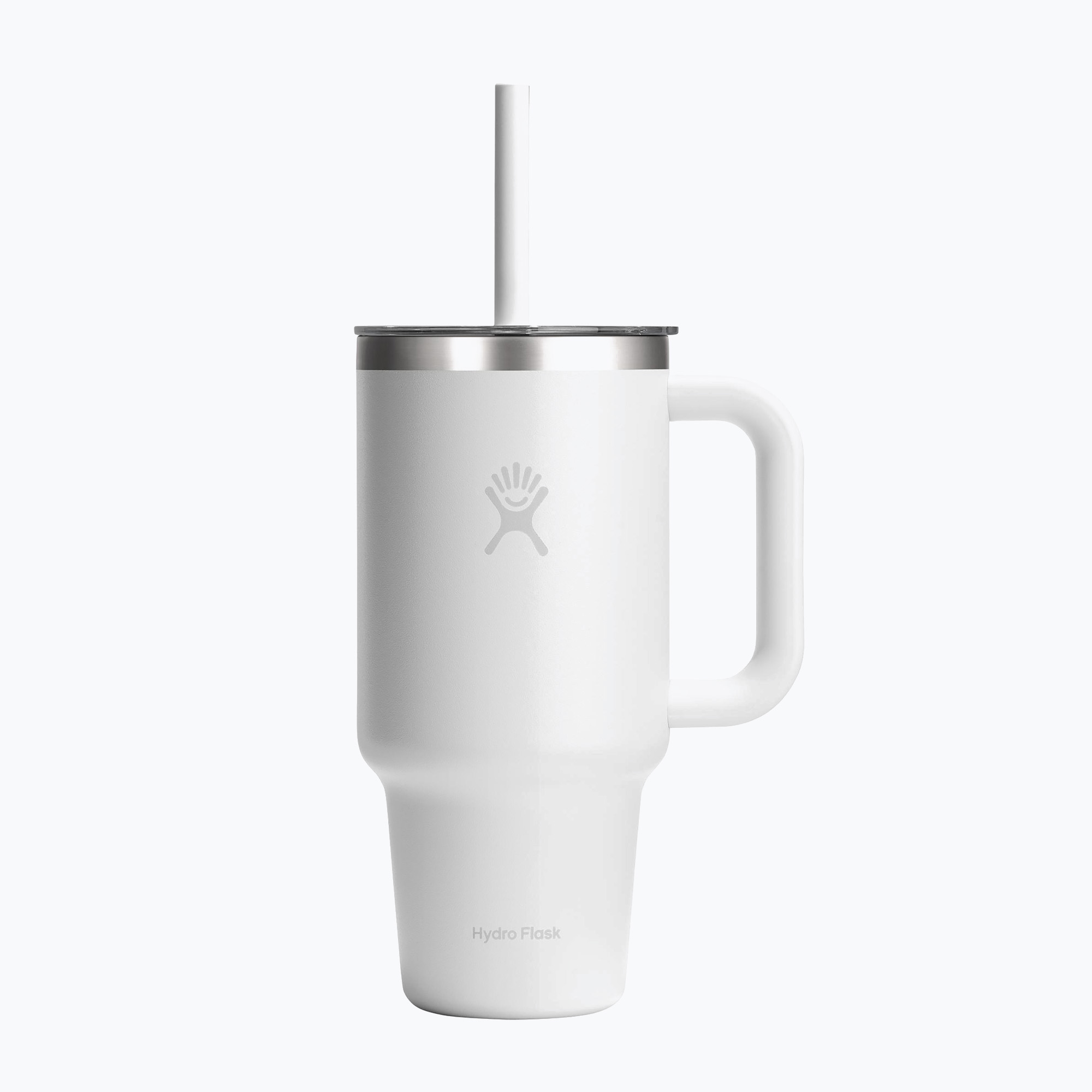 Термо чаша Hydro Flask Travel Tumbler Clear Lid white