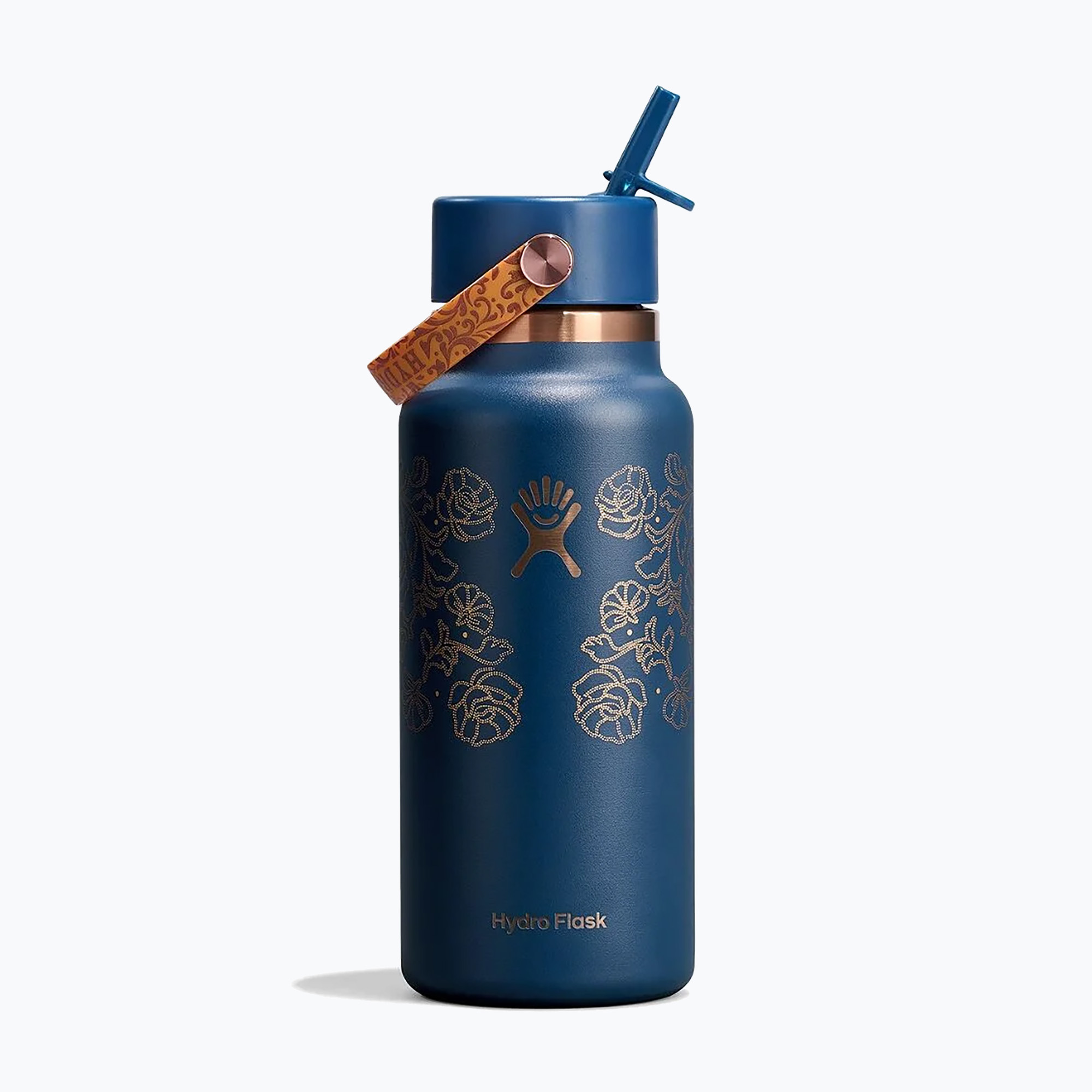 Butelka termiczna Hydro Flask Wide Mouth with Flex Straw Cap 946 ml western dark blue