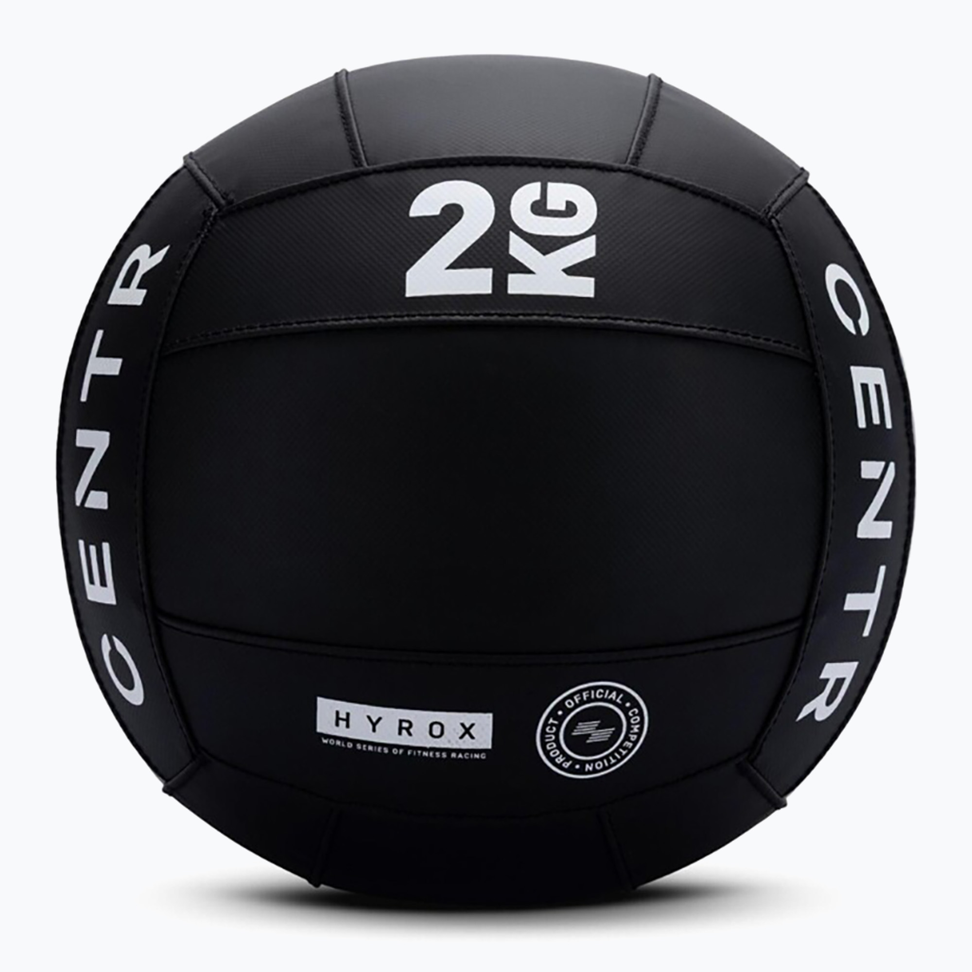 Медицинска топка CENTR Youngstars Competition Wall Ball Centr x Hyrox 2 kg black
