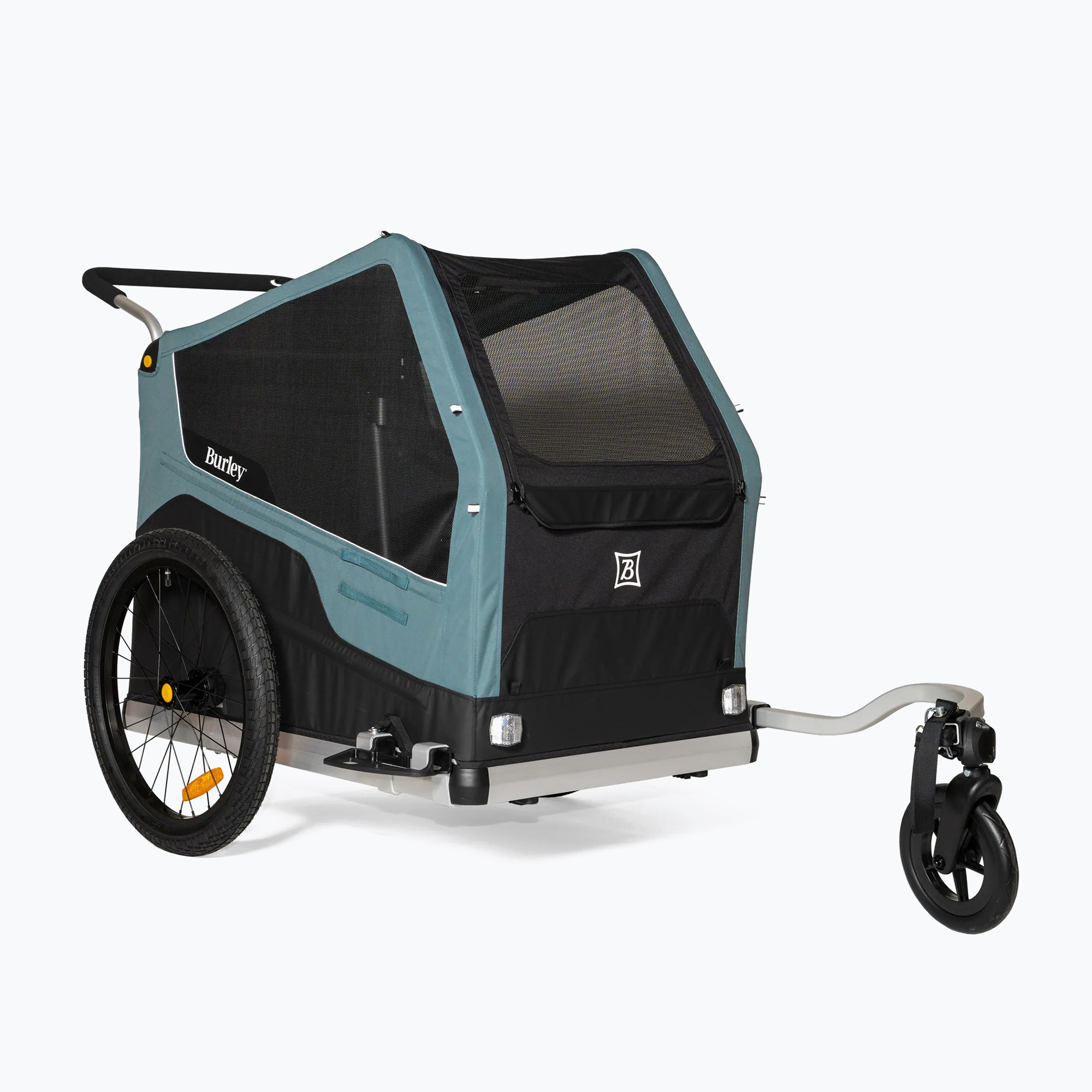 Burley Bark Ranger XL čierno-modrý príves na bicykel pre psov 947107 (Bark Ranger XL BU-947107)