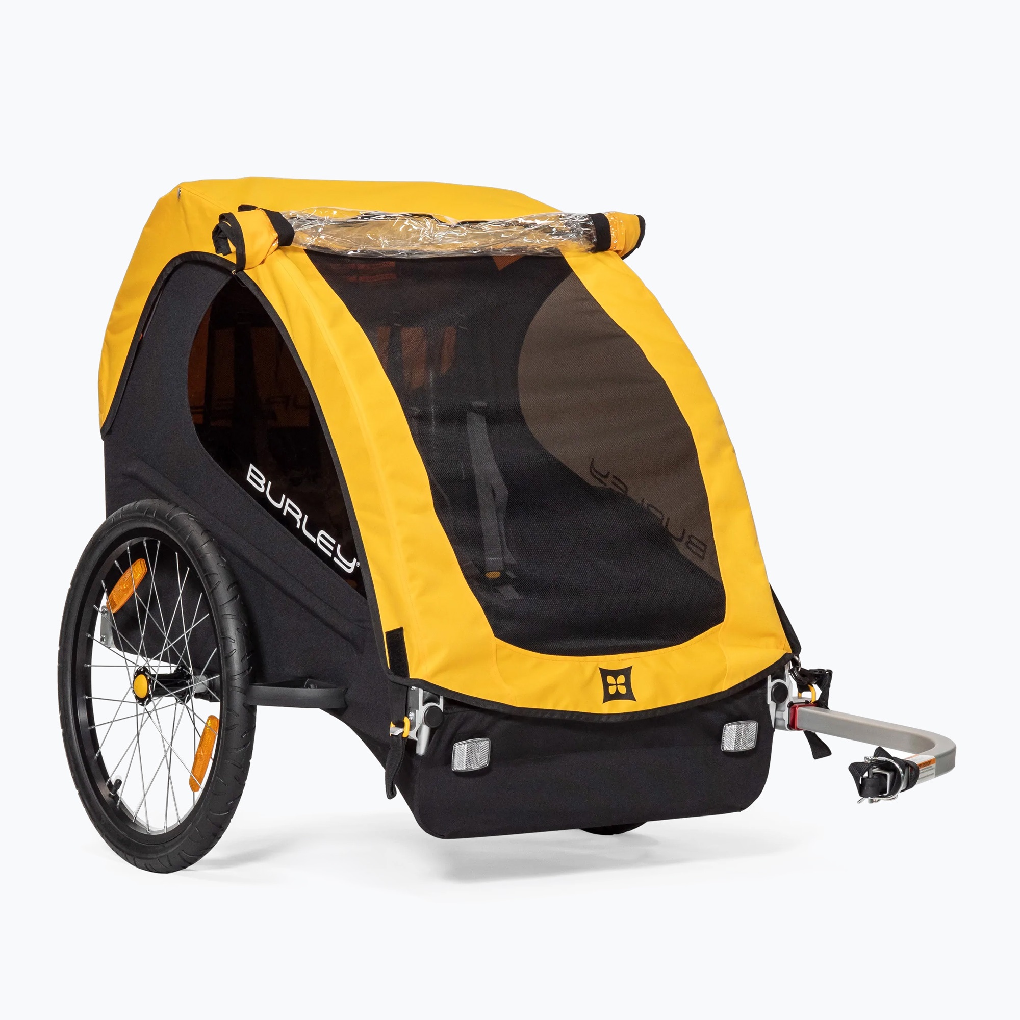 Burley Bee Dvojitý príves na bicykel čierno-žltý 946212