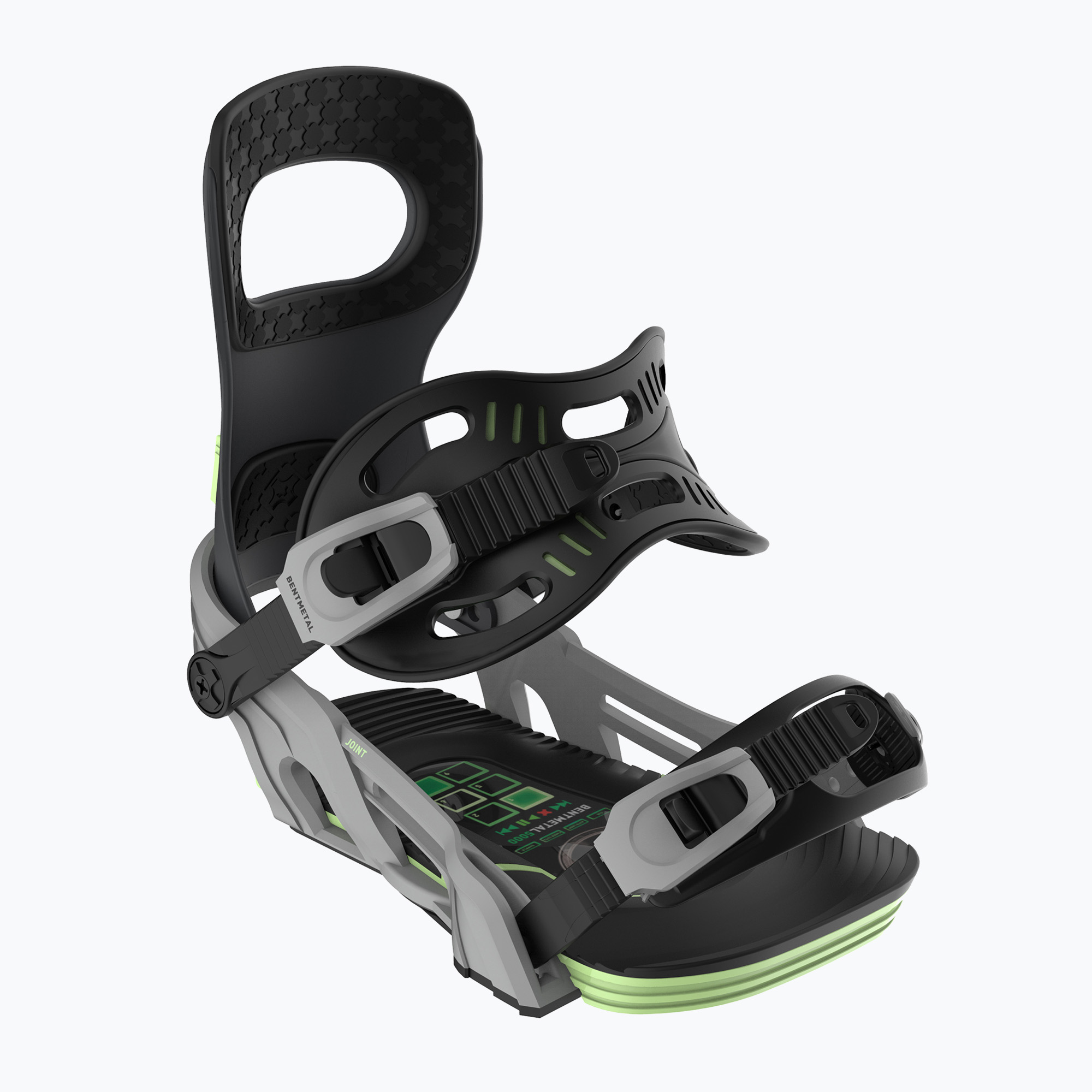 Attacchi da snowboard Bent Metal Joint grigio/verde (L) (Joint 24BN003-GYGRN)