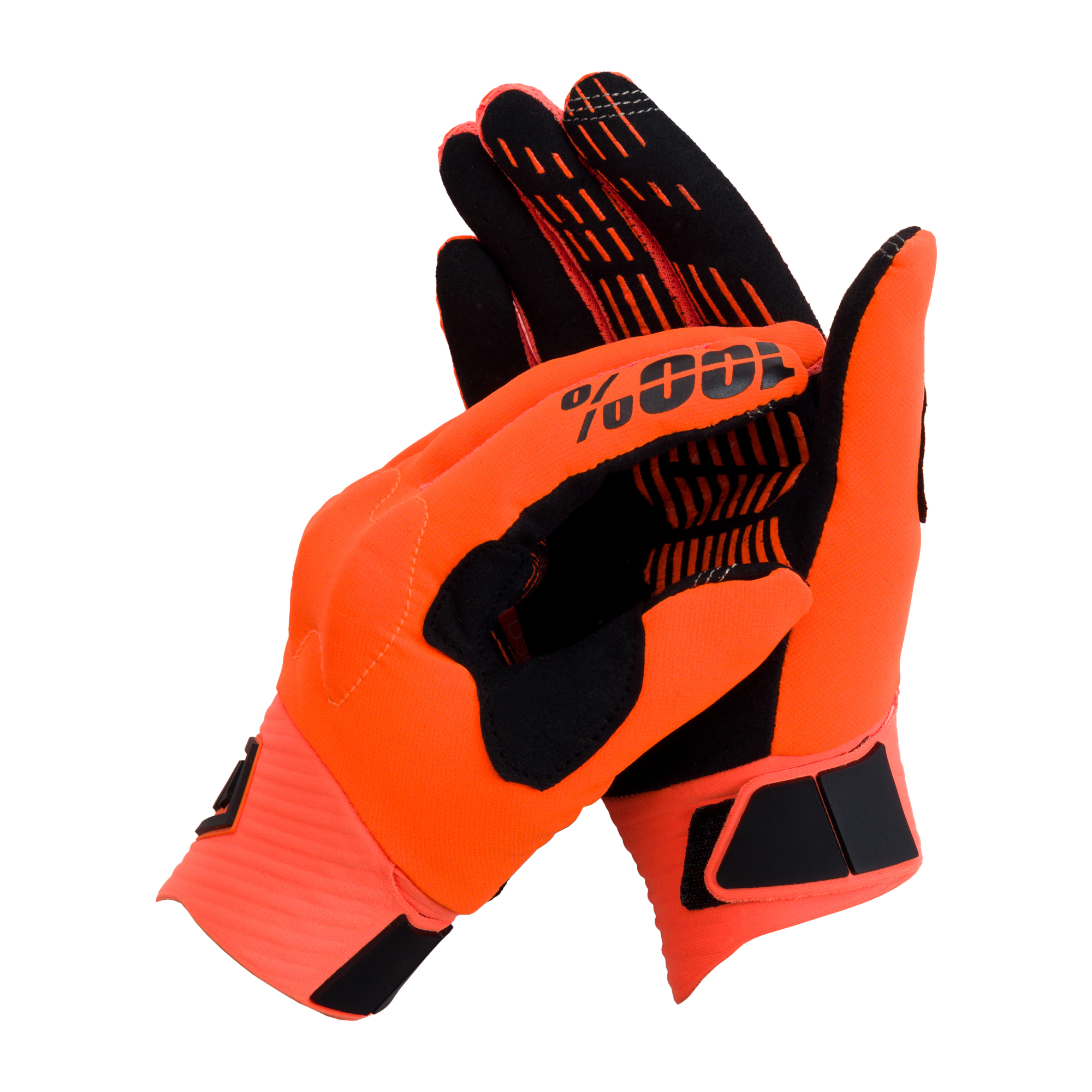 Guanti da ciclismo 100% Cognito arancione fluorescente/nero (XL) (Cognito 10013-260-10)
