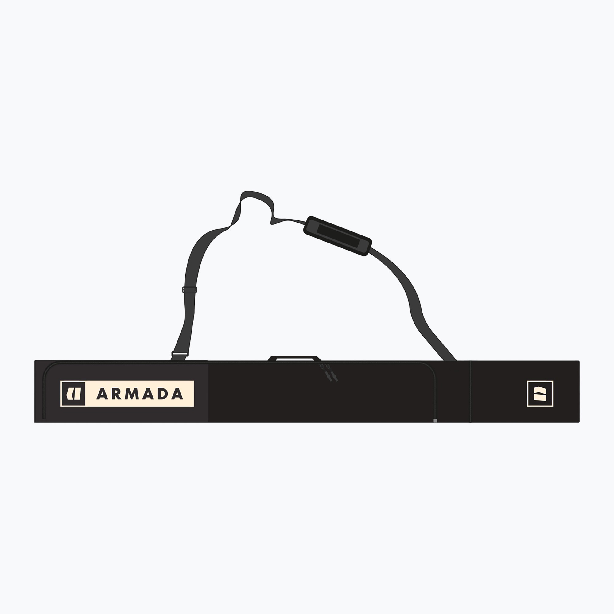 Калъф за ски Armada Stibbs Double Ski Bag black/afterglow