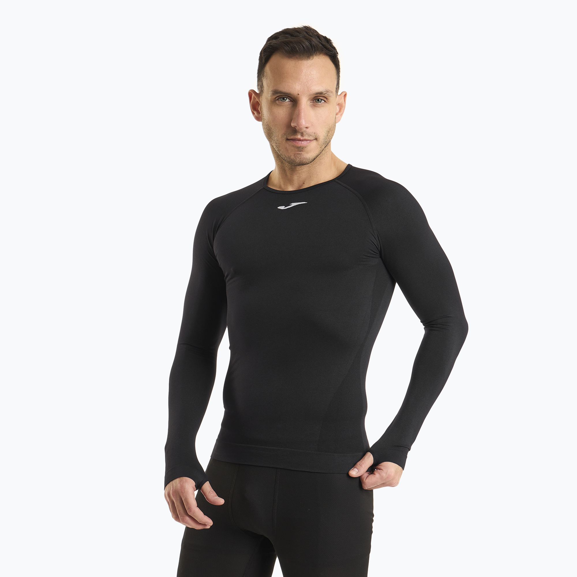 Joma Brama Classic LS negro thermoactive longsleeve (2XS-XS)