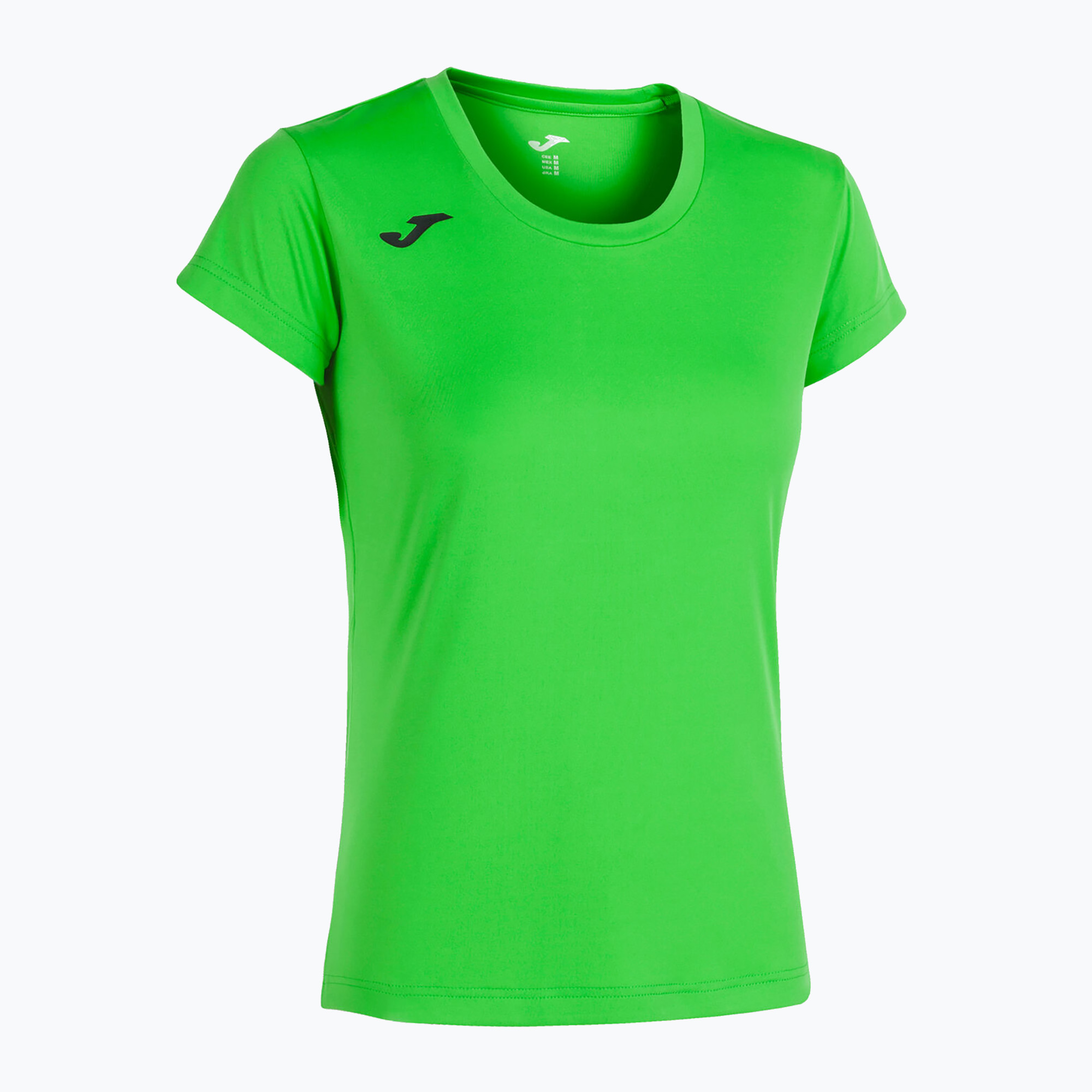 Дамска тениска за бягане Joma Record II fluor green