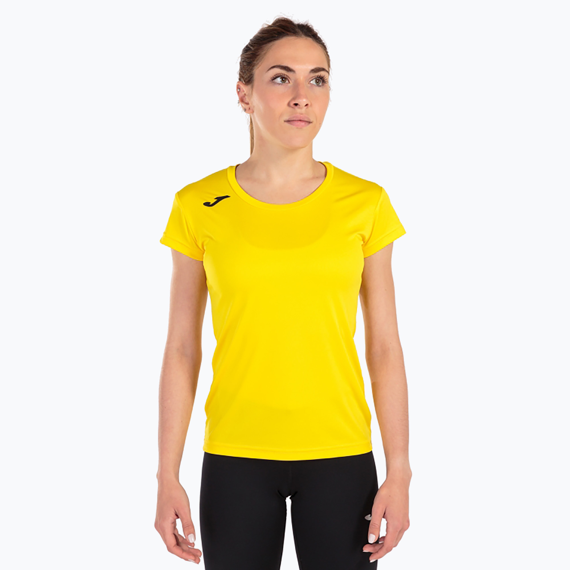 Дамска тениска за бягане Joma Record II yellow