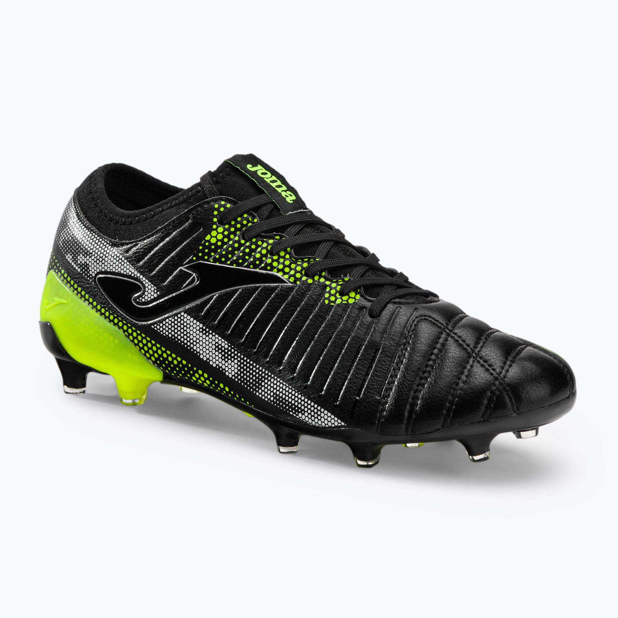 Buty piłkarskie męskie Joma Propulsion Cup FG black/lemon fluor 