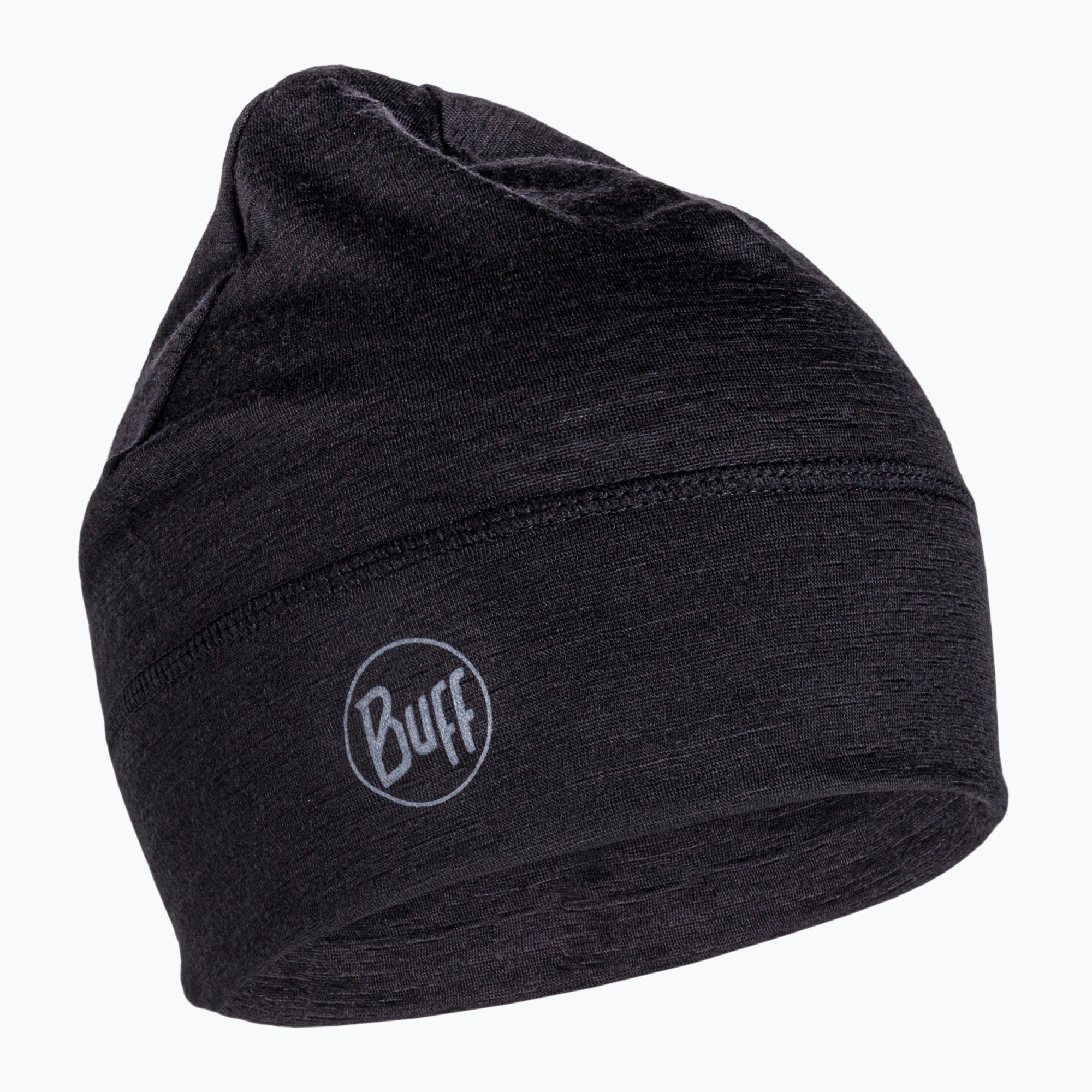 BUFF Pălărie ușoară din lână Merino Negru solid 113013.999.10.00