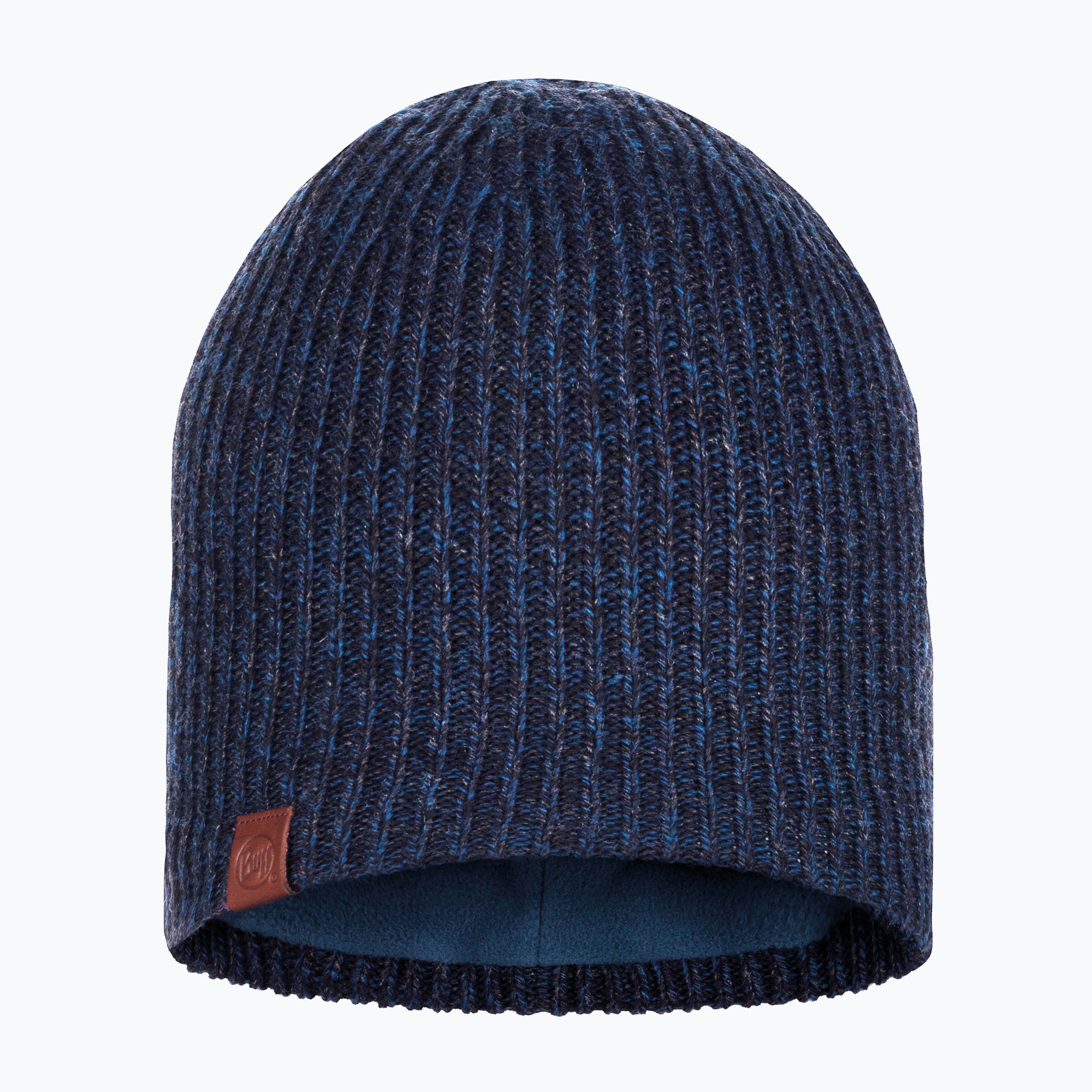 Czapka zimowa BUFF Knitted & Fleece Lyne night blue 