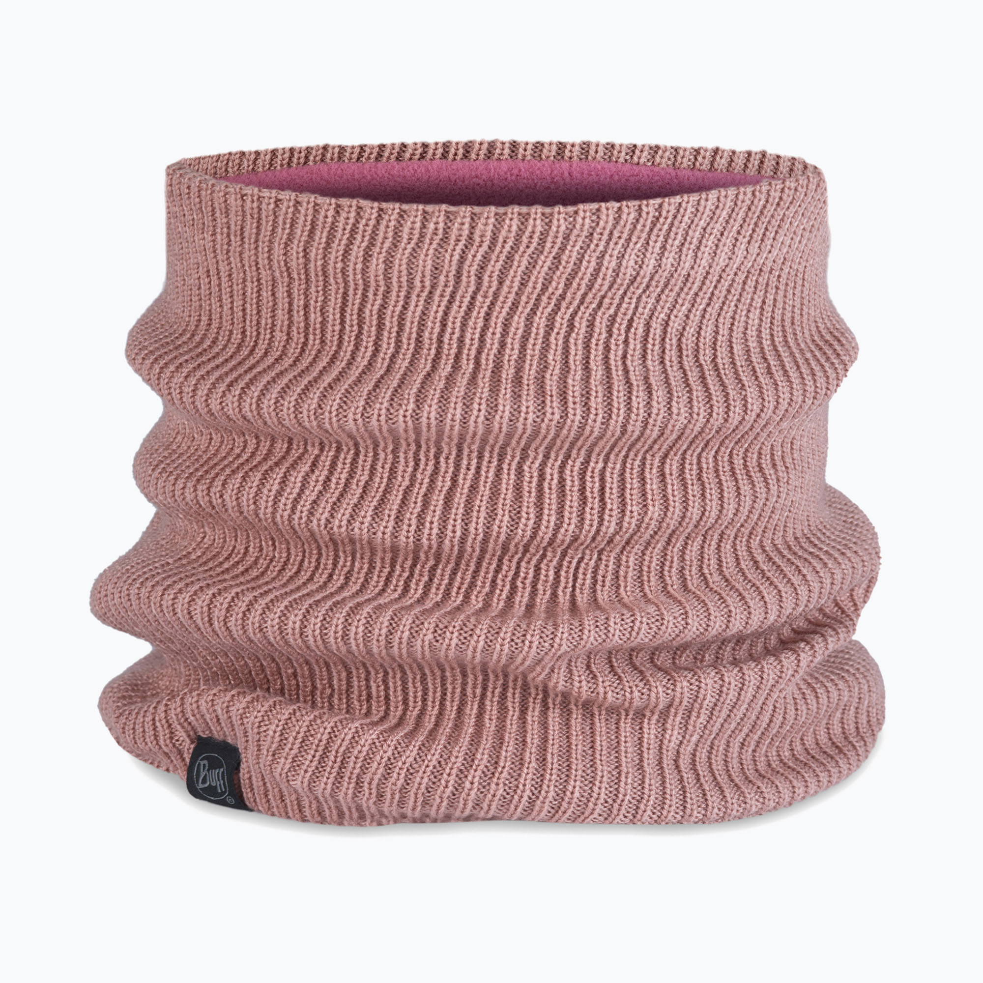 Komin BUFF Knitted & Fleece Lan palepink 