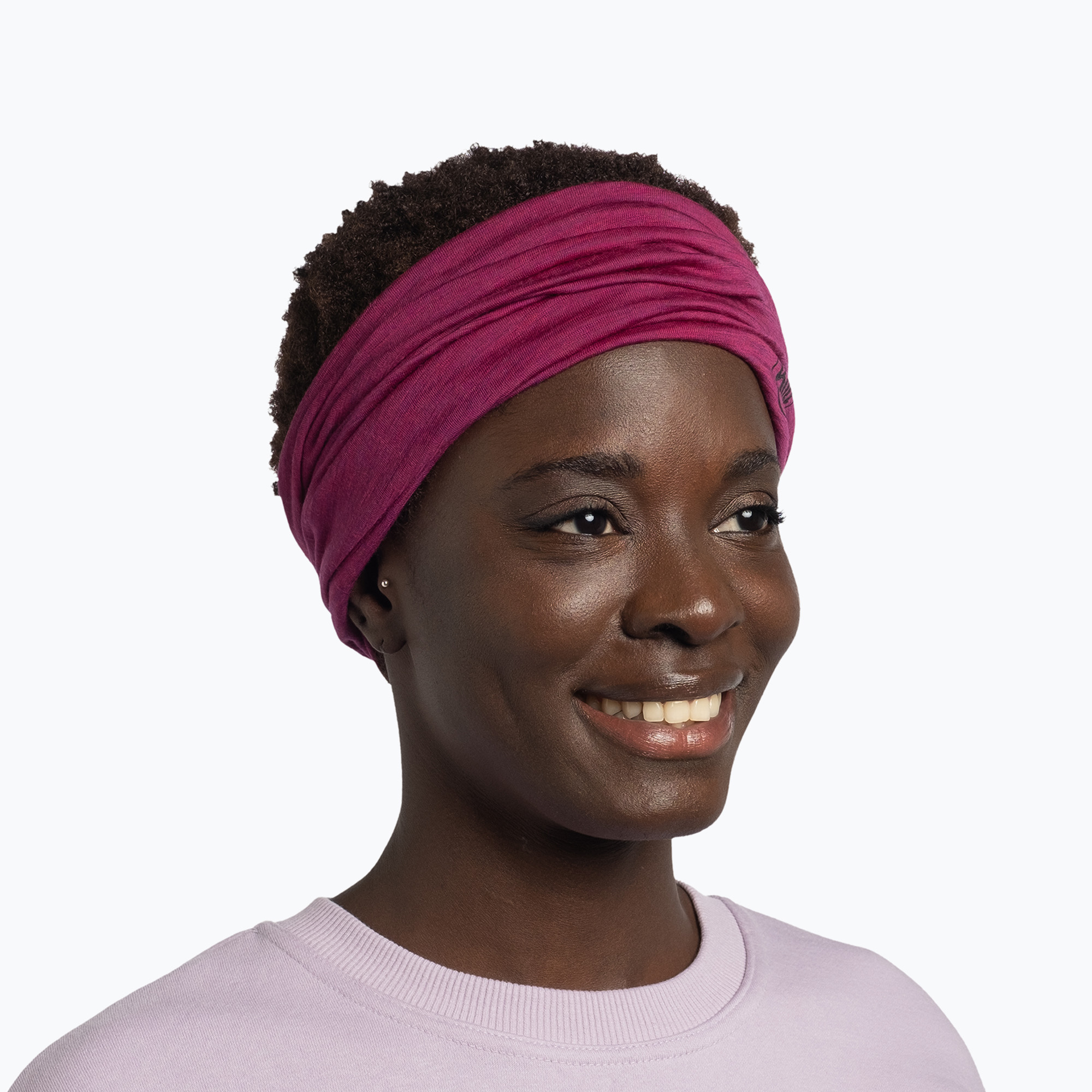 Chusta wielofunkcyjna BUFF Lightweight Merino Wool solid magenta 