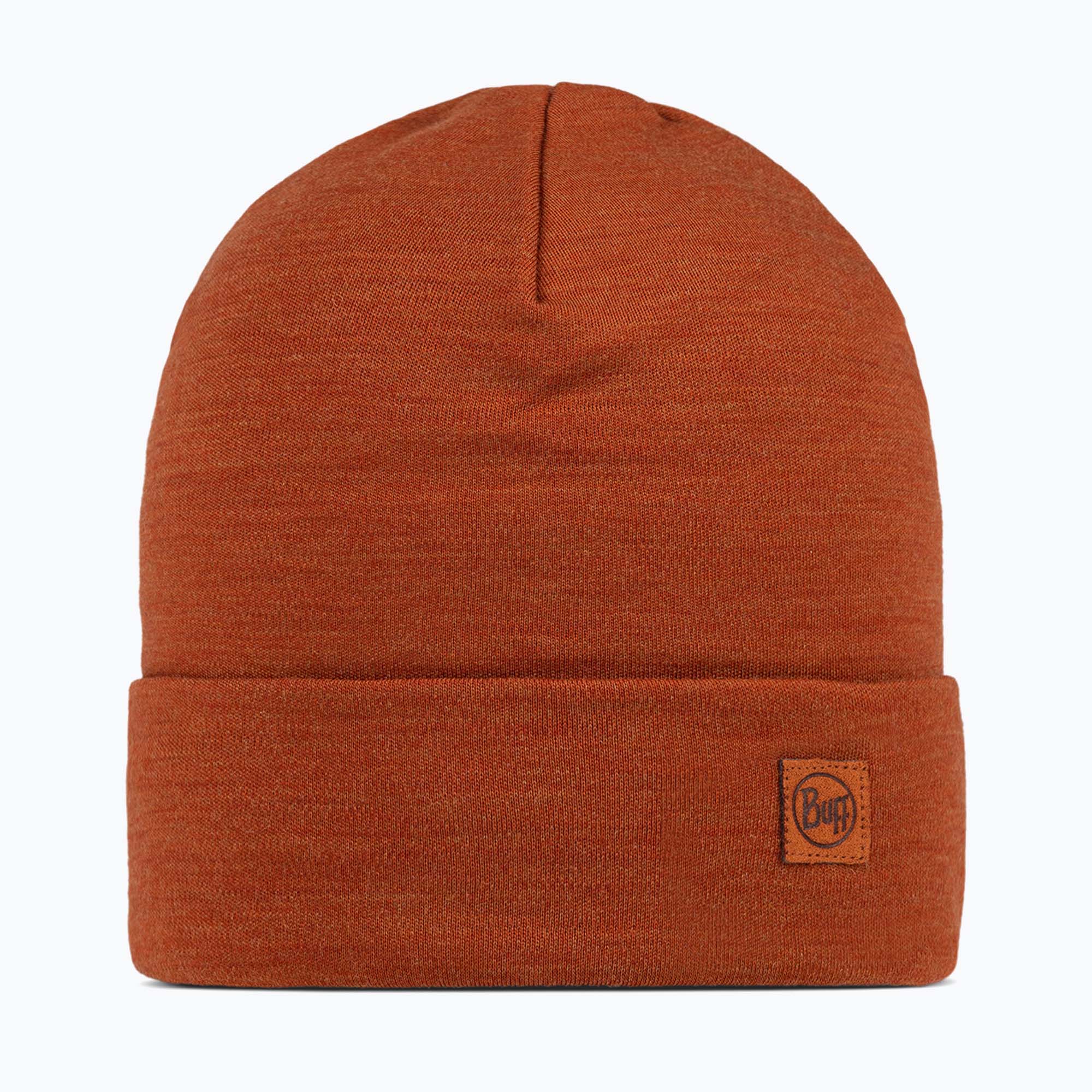 Czapka zimowa BUFF Heavyweight Merino Wool solid cinnamon 
