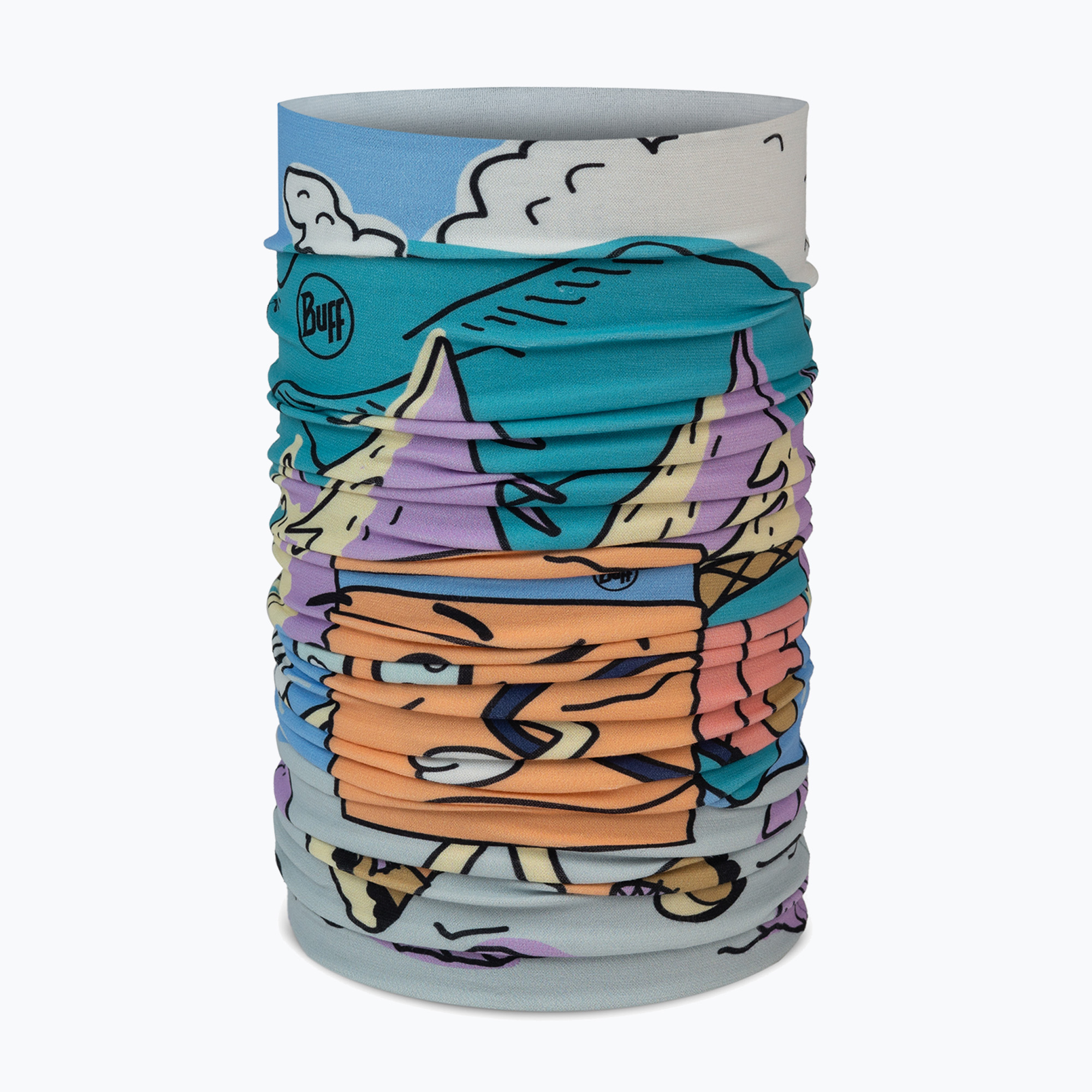 Многофункционална детска кърпа BUFF Original Ecostretch teyt multi