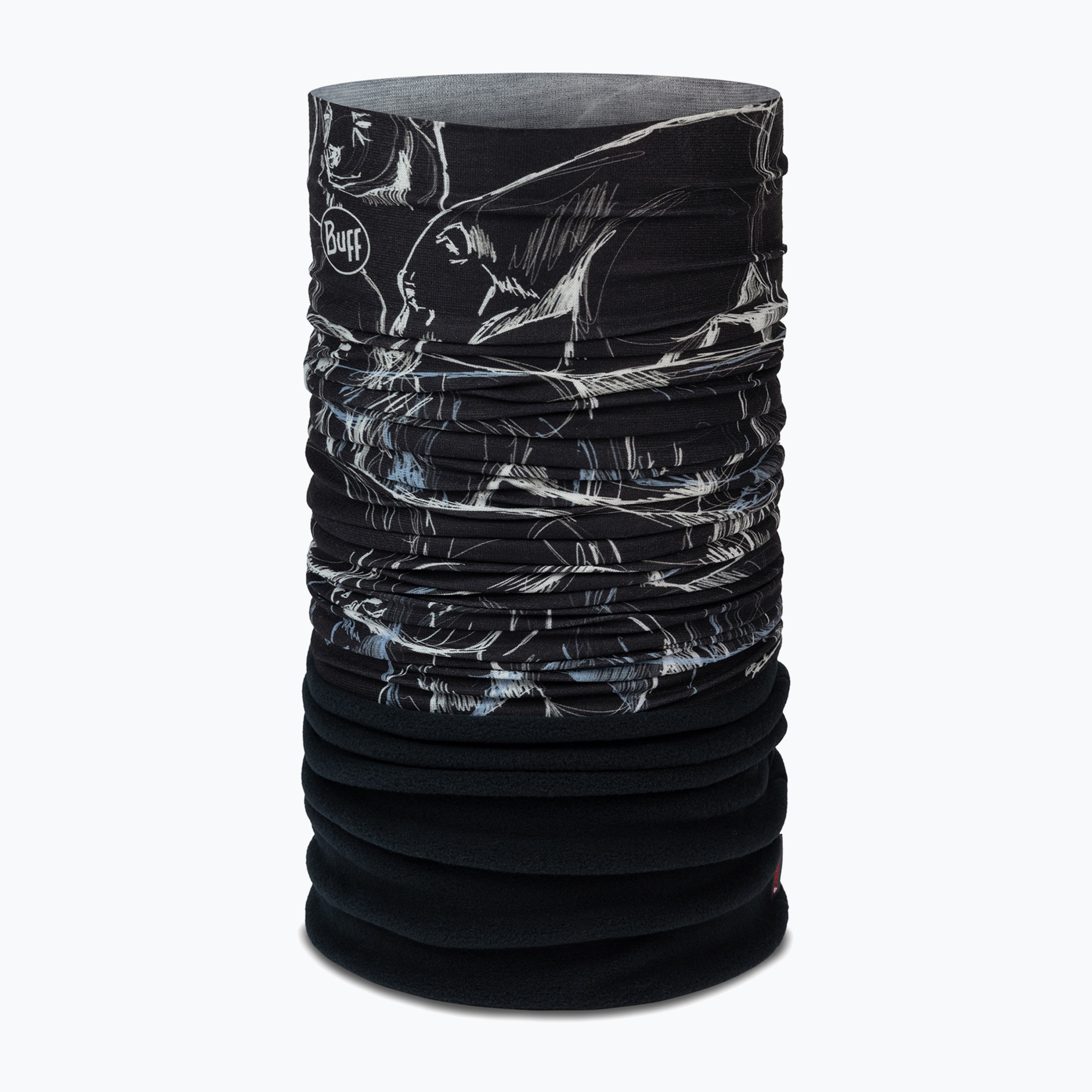 Chusta wielofunkcyjna dziecięca BUFF Polar bargy black 