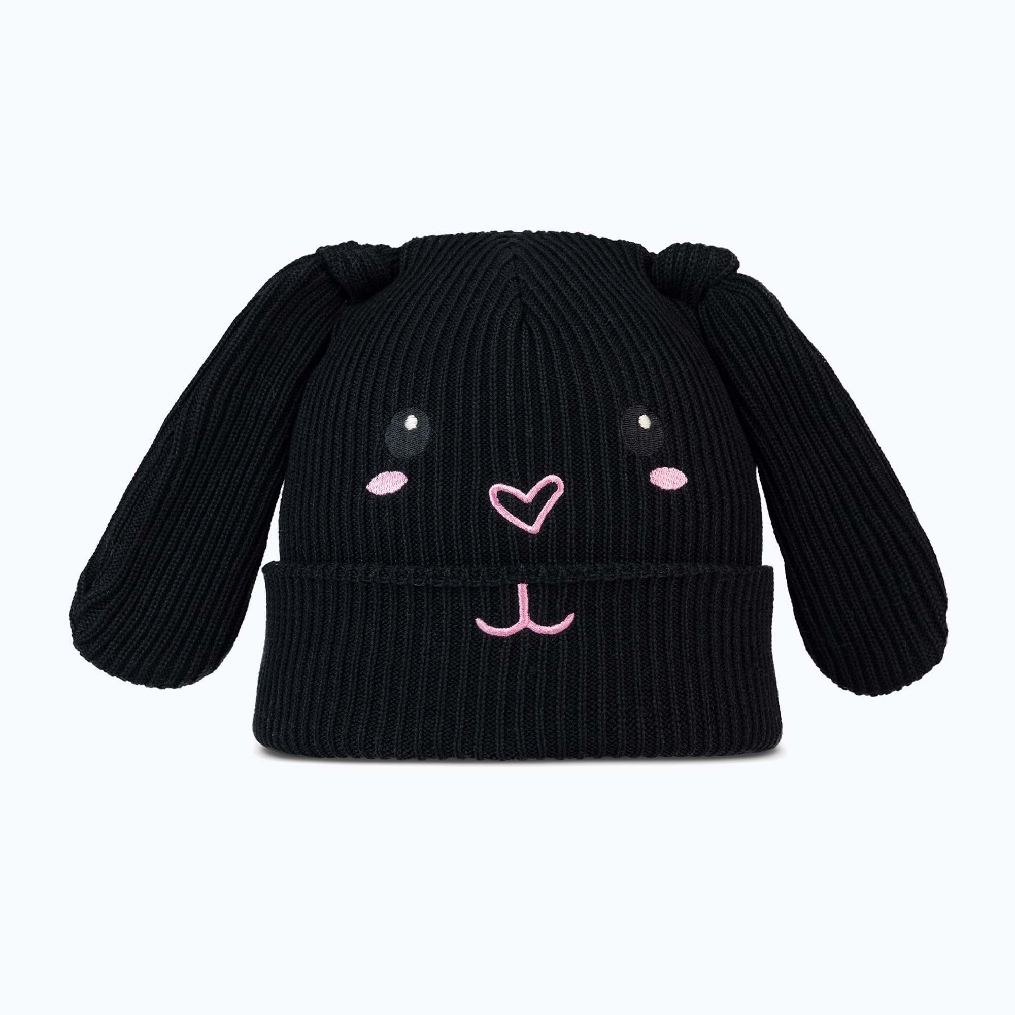 Czapka zimowa dziecięca BUFF Knitted Fun rabbit black 