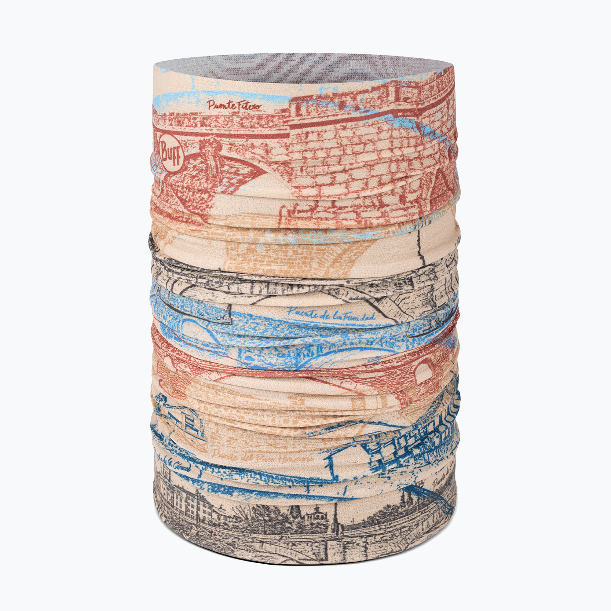 Многофункционална кърпа BUFF Coolnet UV camino bridges cloud