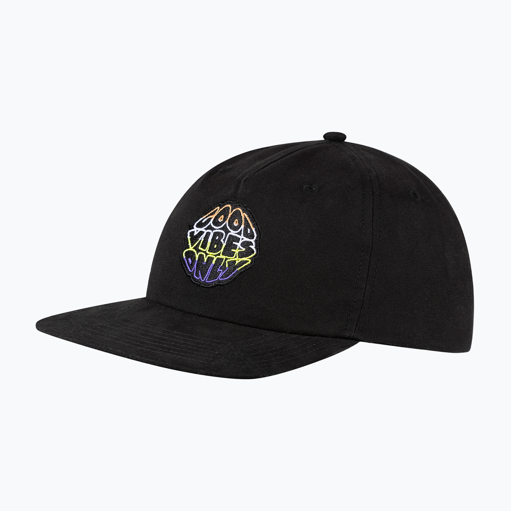Детска шапка с козирка BUFF Snapback Solid black