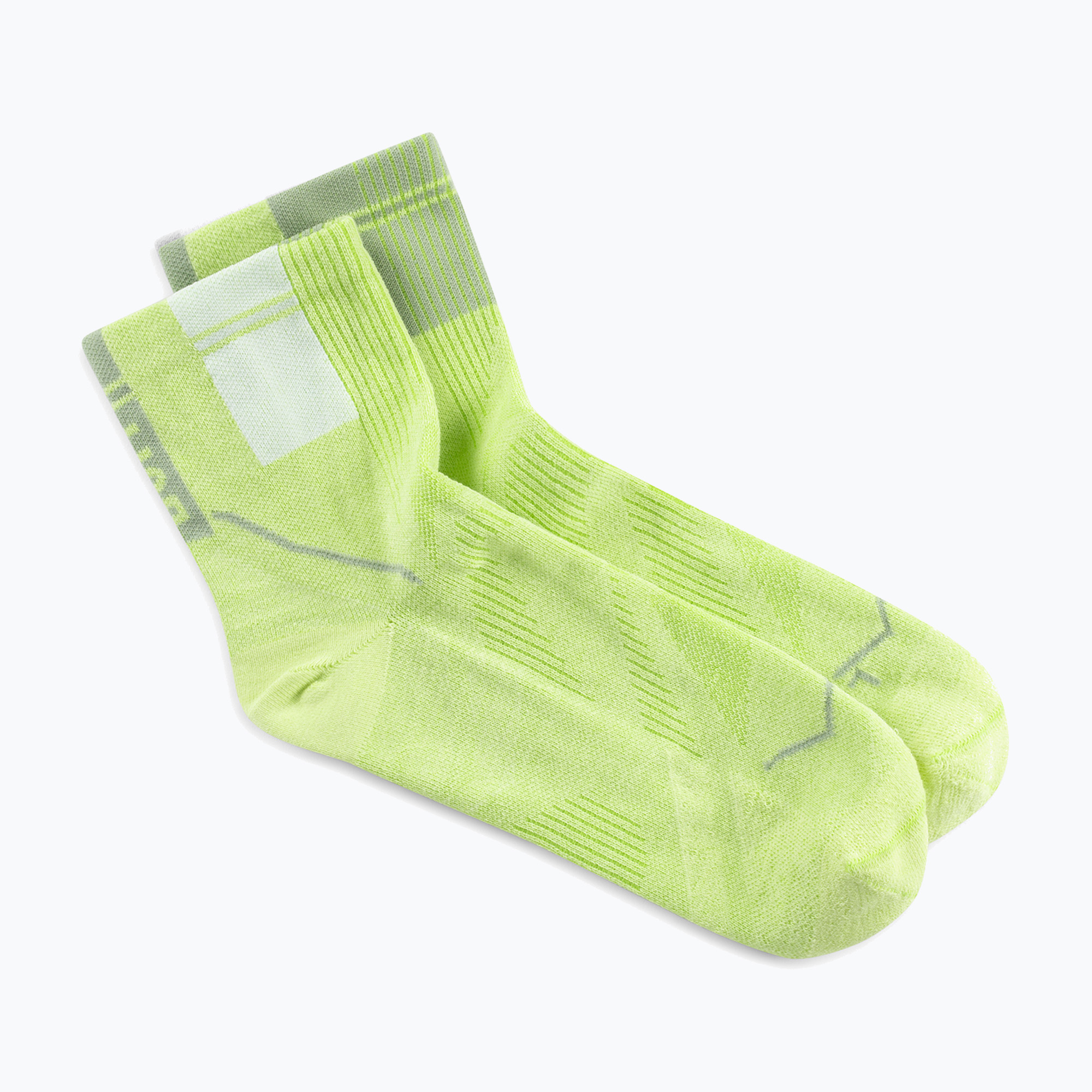 Чорапи BUFF CoolNet Quarter lime