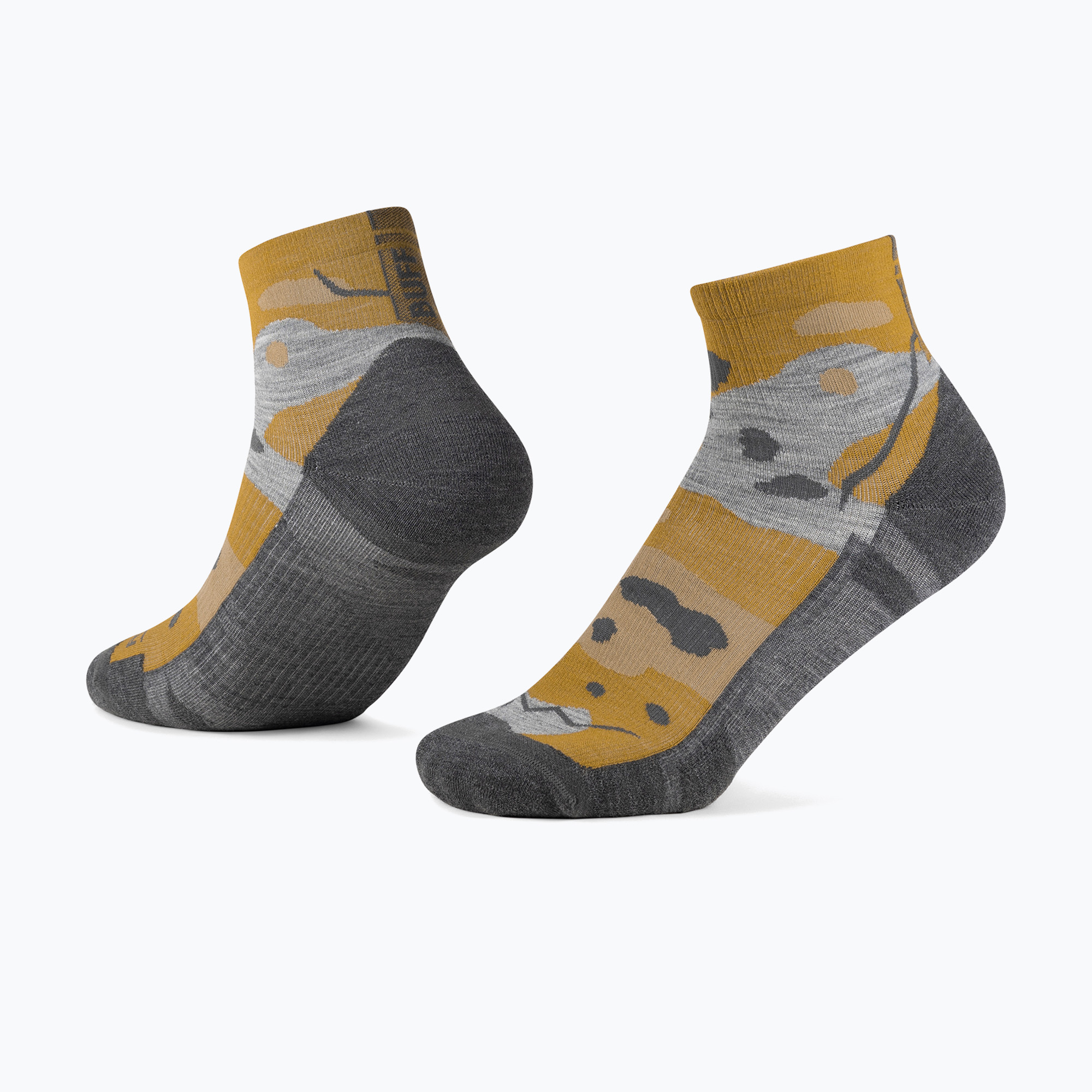 Skarpety BUFF Merino Lightweight Quarter LWQ2 khaki 