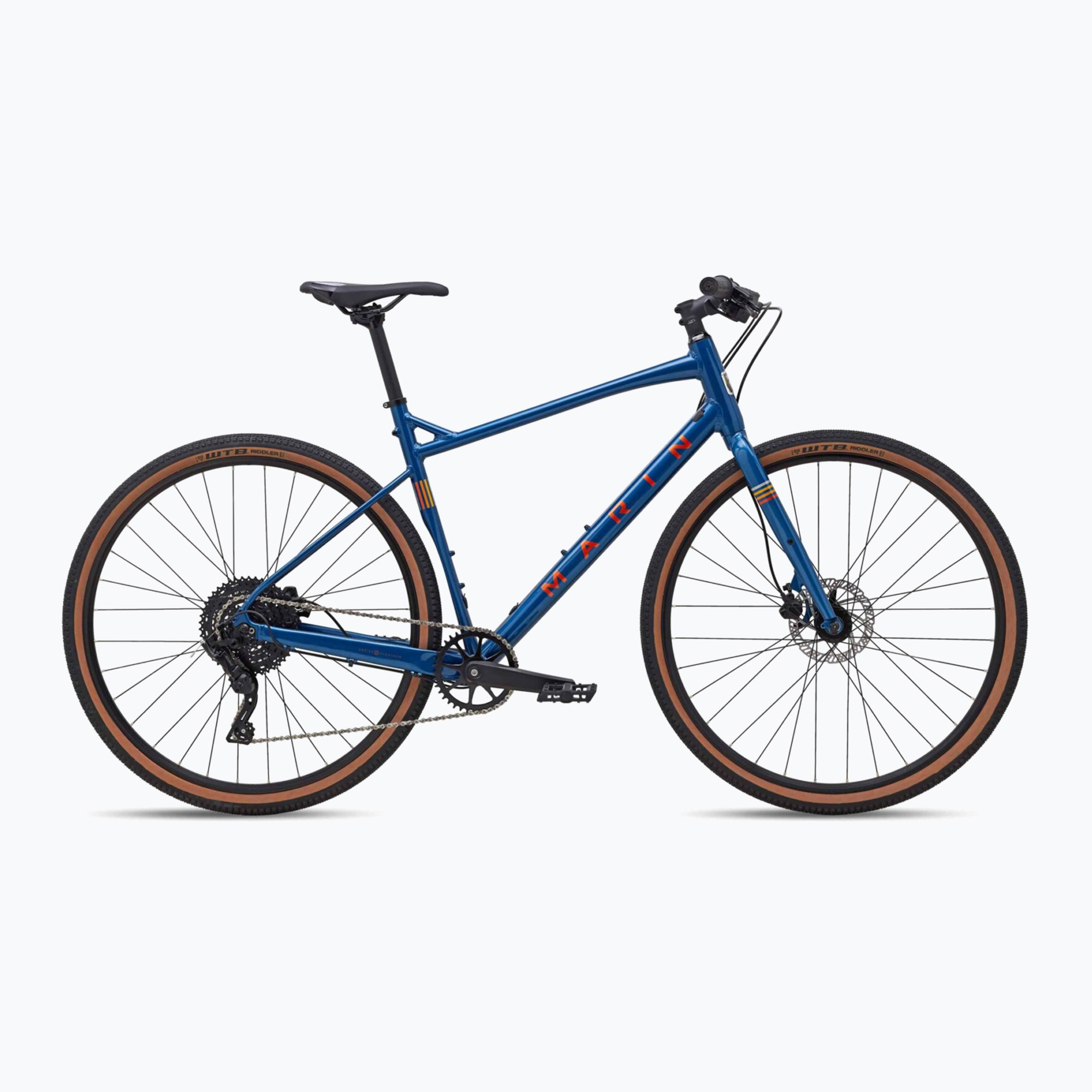 Marin DSX 700C gloss blue/orange gravel bicycle (L)