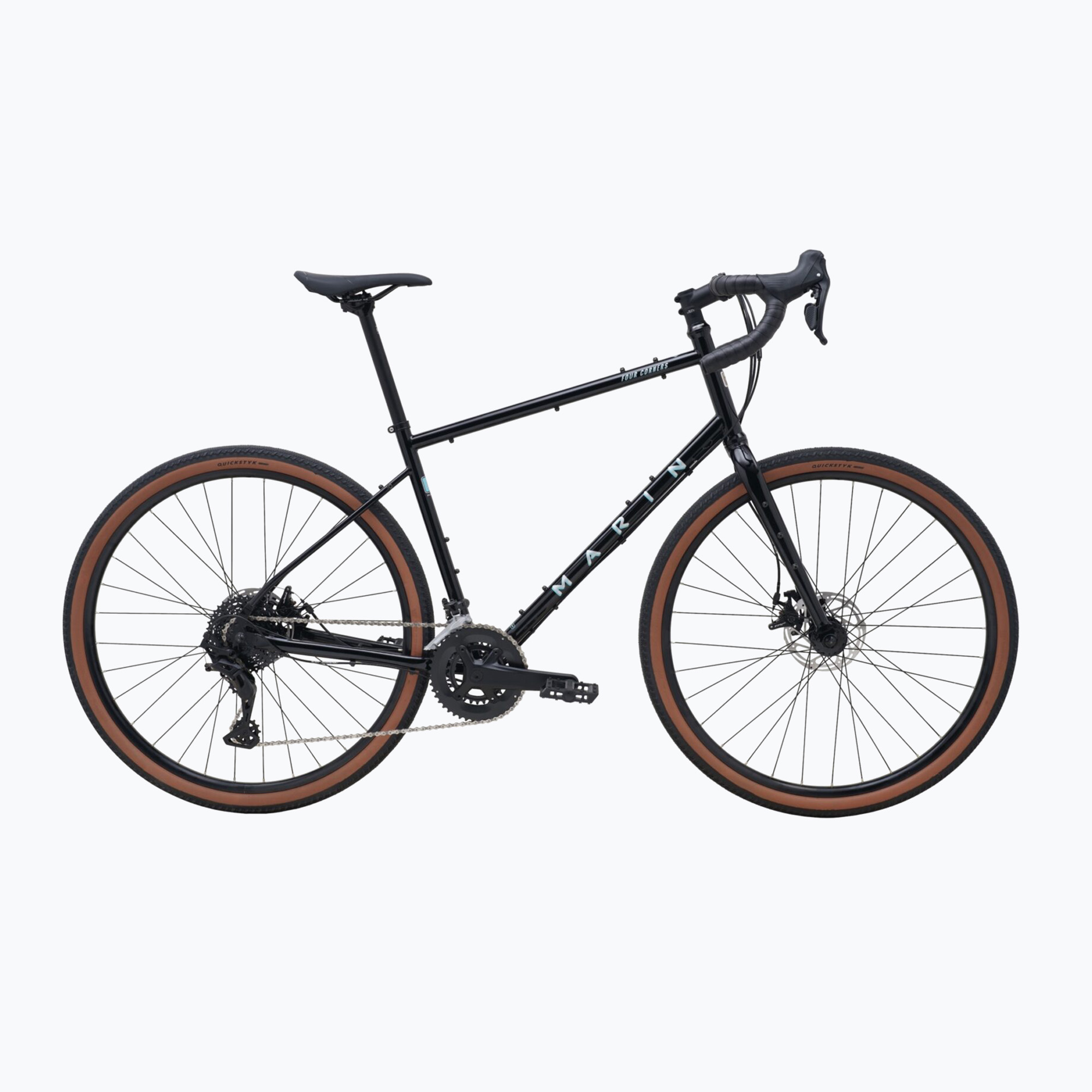 Marin Four Corners 1 Sword 700C negru lucios / argintiu / albastru gravel biciclete (Four Corners 1 Sword 700C 740043002)