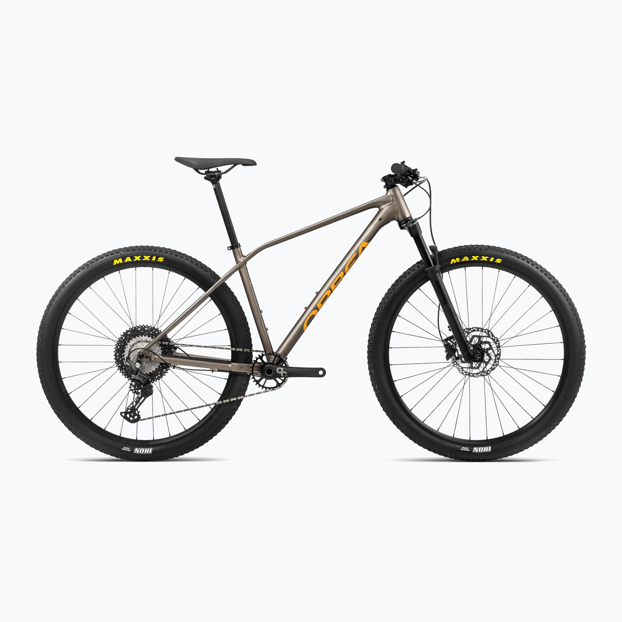 Bicicletă de munte Orbea Alma H30 2024 taupe brown/mango (Alma H30 R21219N7)