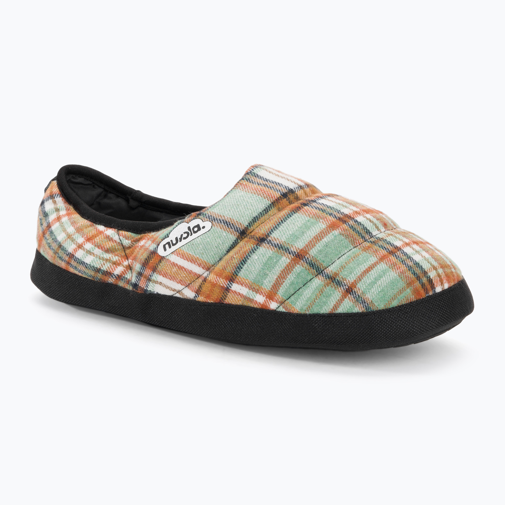Nuvola Classic Scotland zelené/oranžové zimné papuče (Classic Scotland UNCLSOT16)