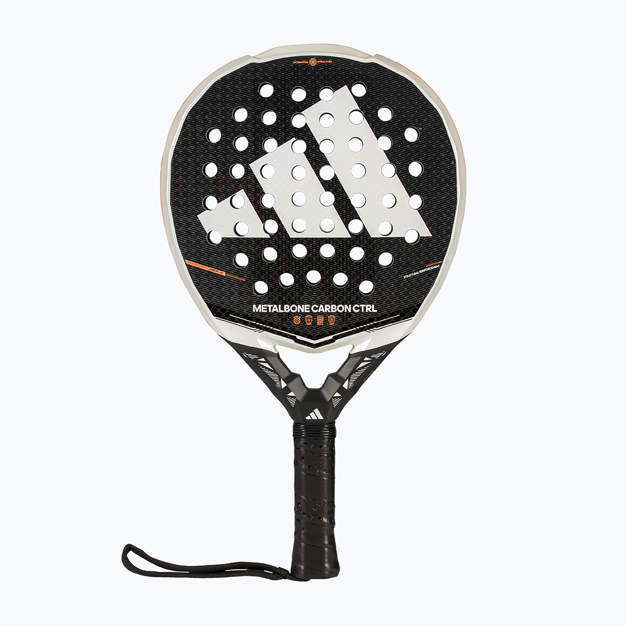 Ракета за падел adidas Metalbone Carbon CTRL 2026 white/black