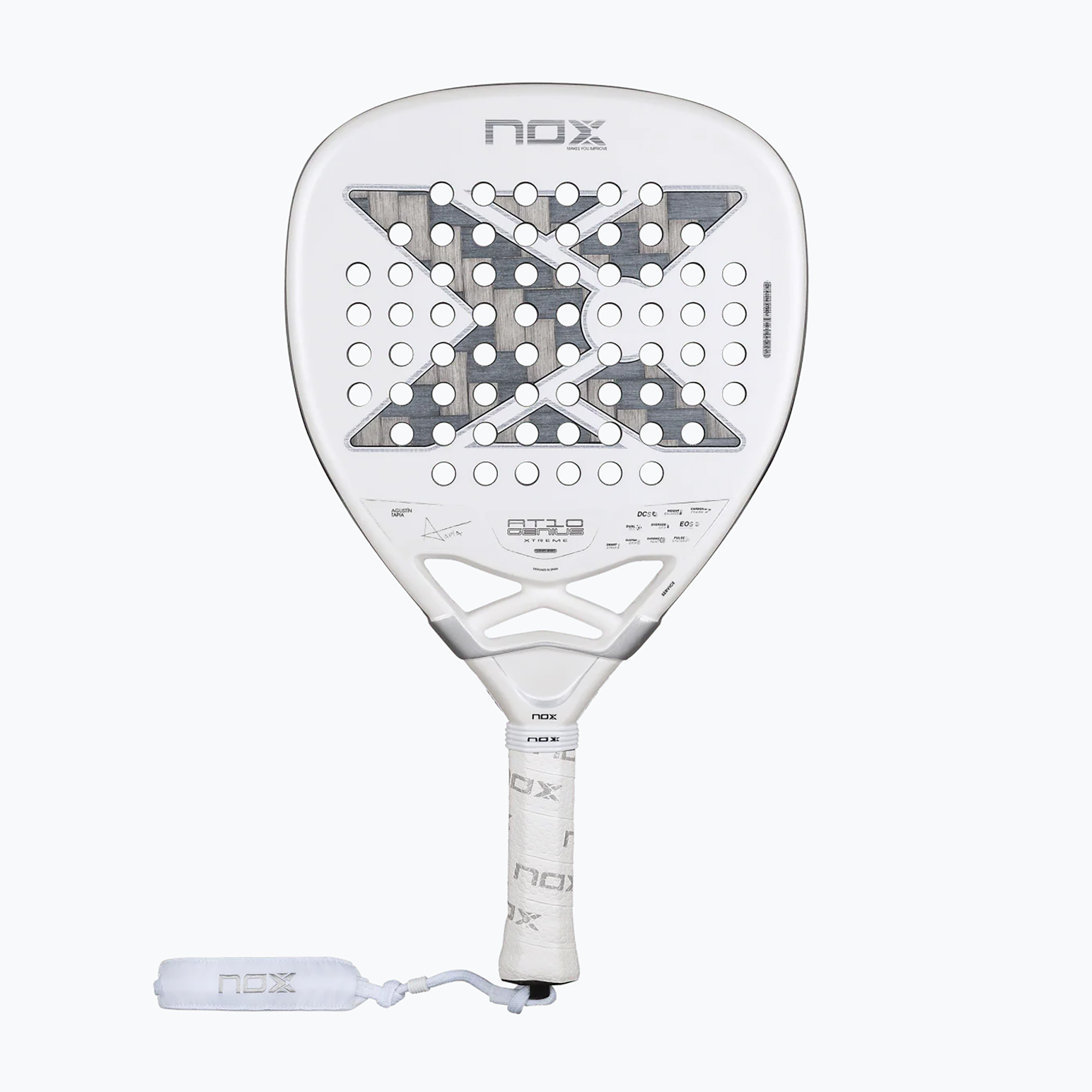 Rakieta do padla NOX AT10 Genius Attack 12K Alum Xtrem By Agustin Tapia