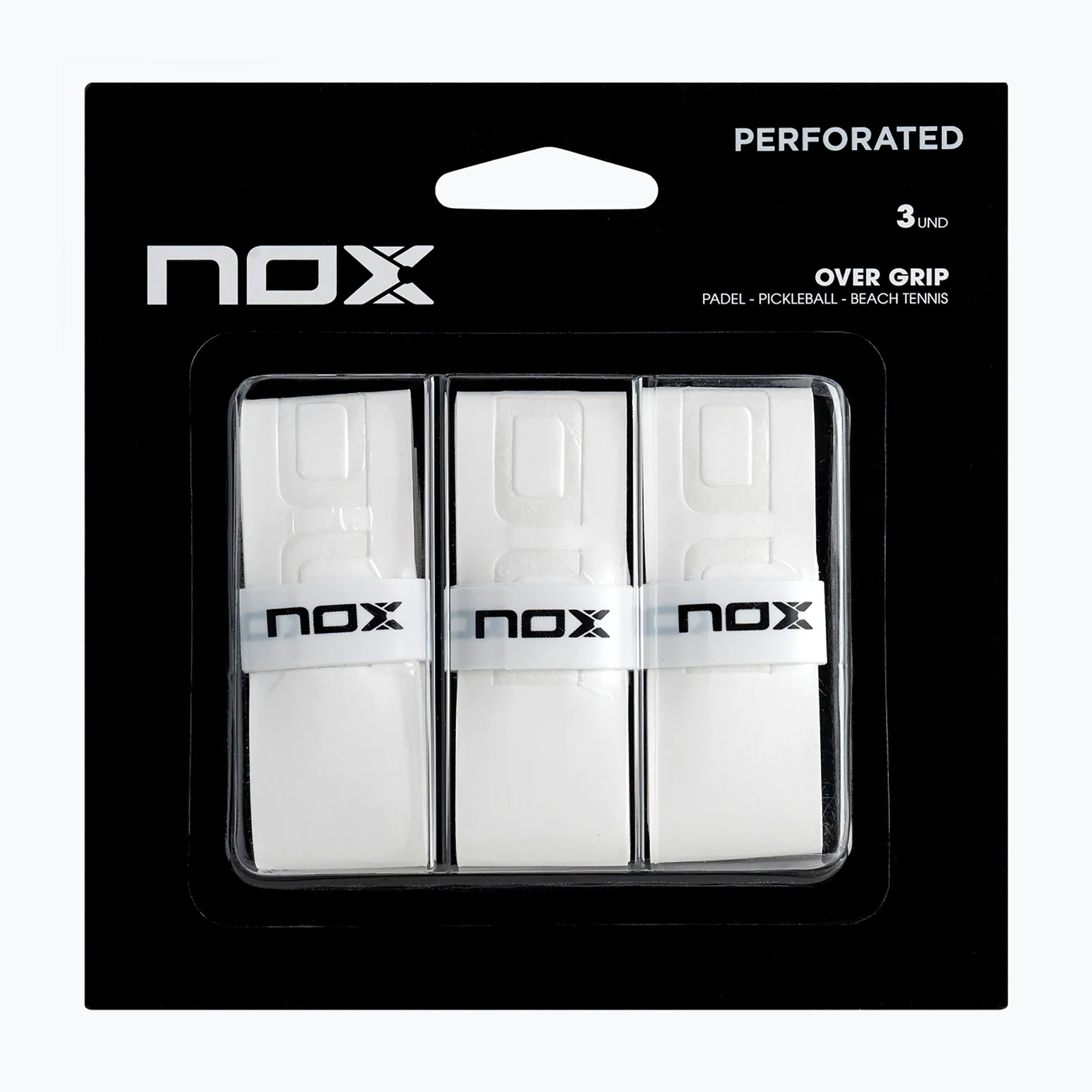Omotávky na padel NOX Pro Overgrip 3 pcs. white