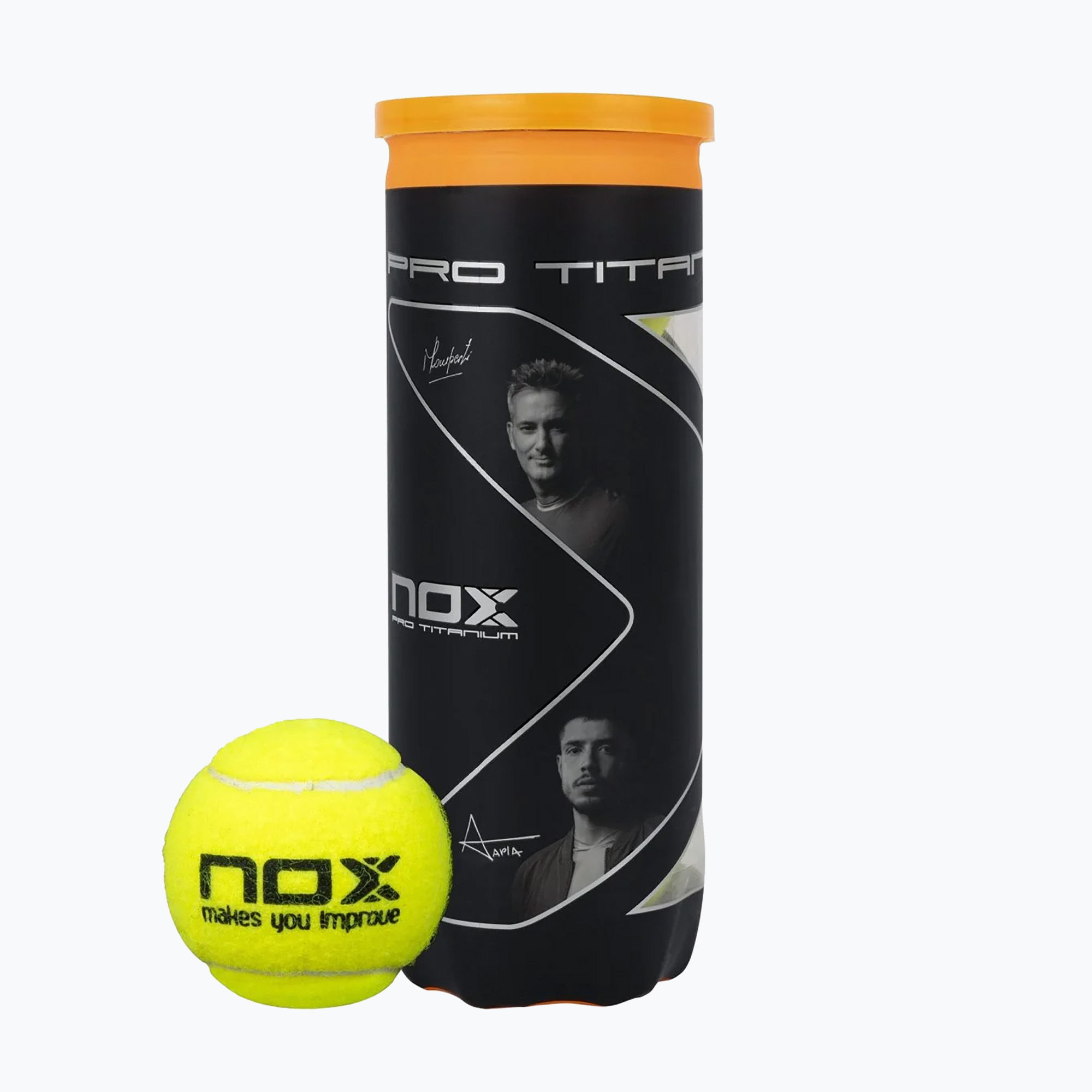 Mingi de padel NOX Pro Titanium 3 pcs yellow