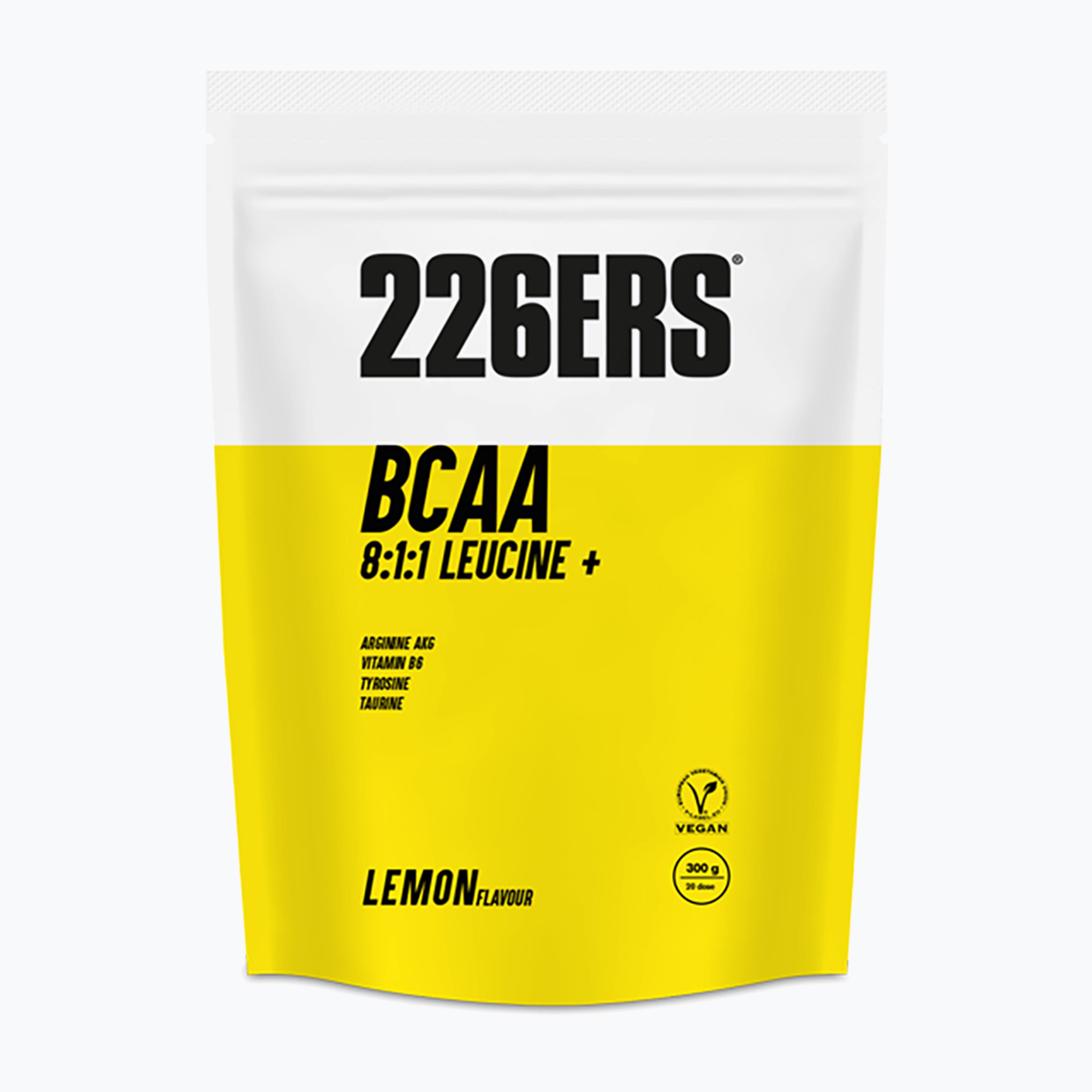 Amino acids 226ers BCAA 8:1:1 + Tyrosine + Taurine + Arginine + Vit.B6 + Potassium 300 g lemon (300 g)