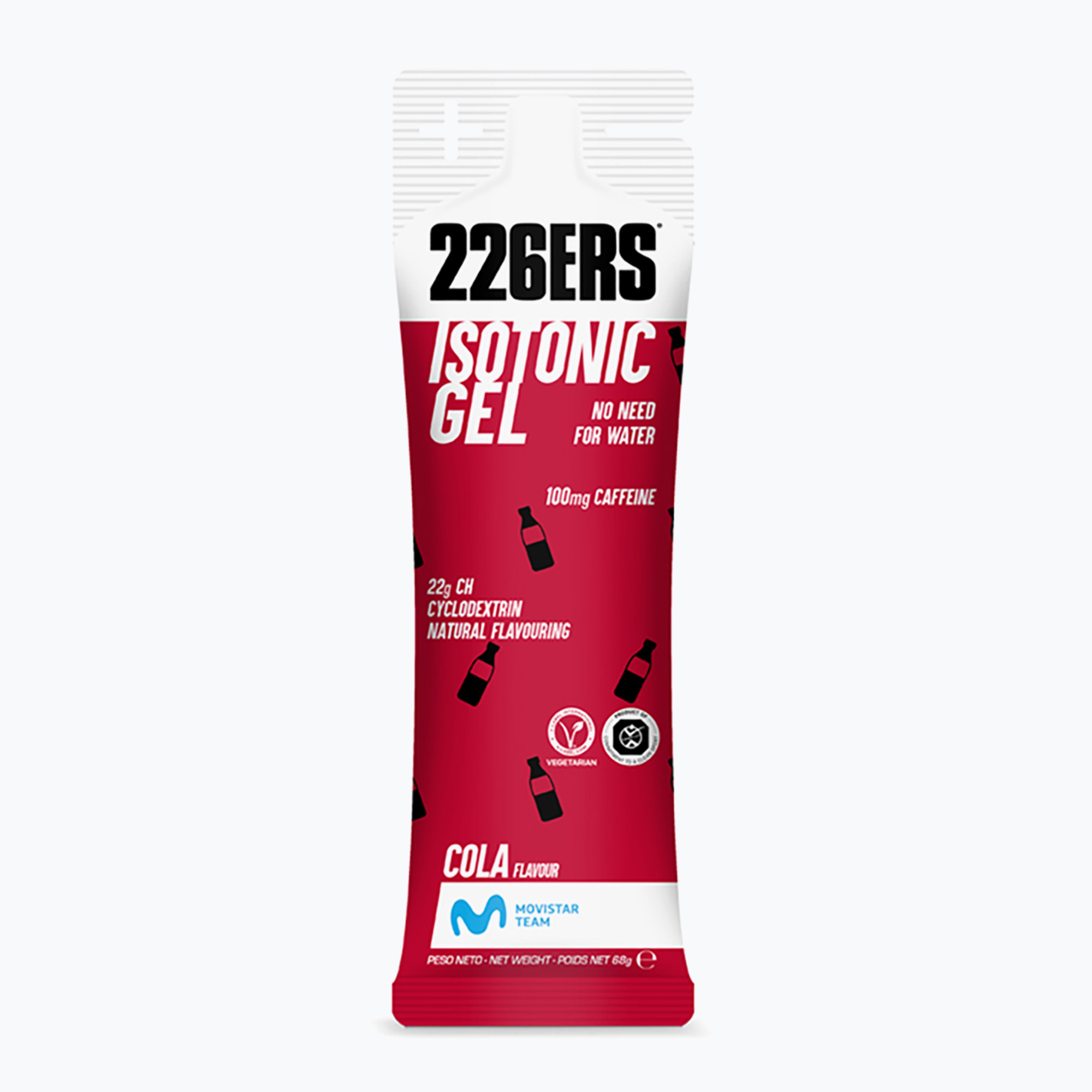 226ERS Isotonic Isotonic Cafeină gel energetic 68 g cola (Isotonic Caffeine 5492)