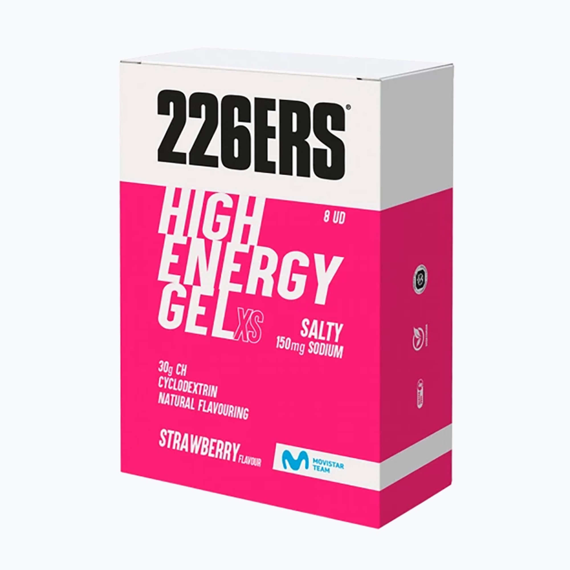 Gel energetic 226ERS High Energy 150mg 8 x 45 g salty strawberry (High Energy Salty Gel 2145)