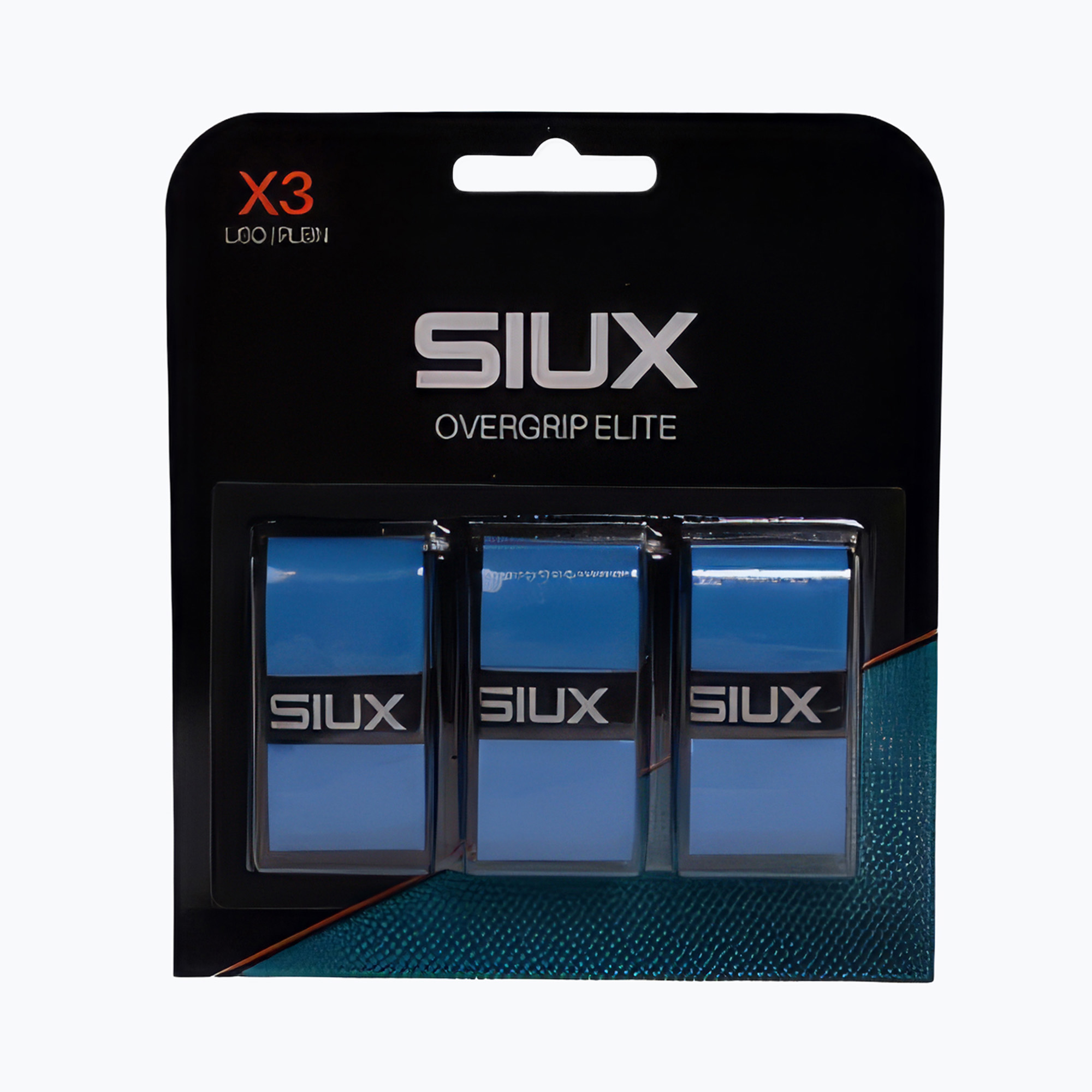 Învelișuri pentru padel Siux Elite Overgrip 3 pack blue