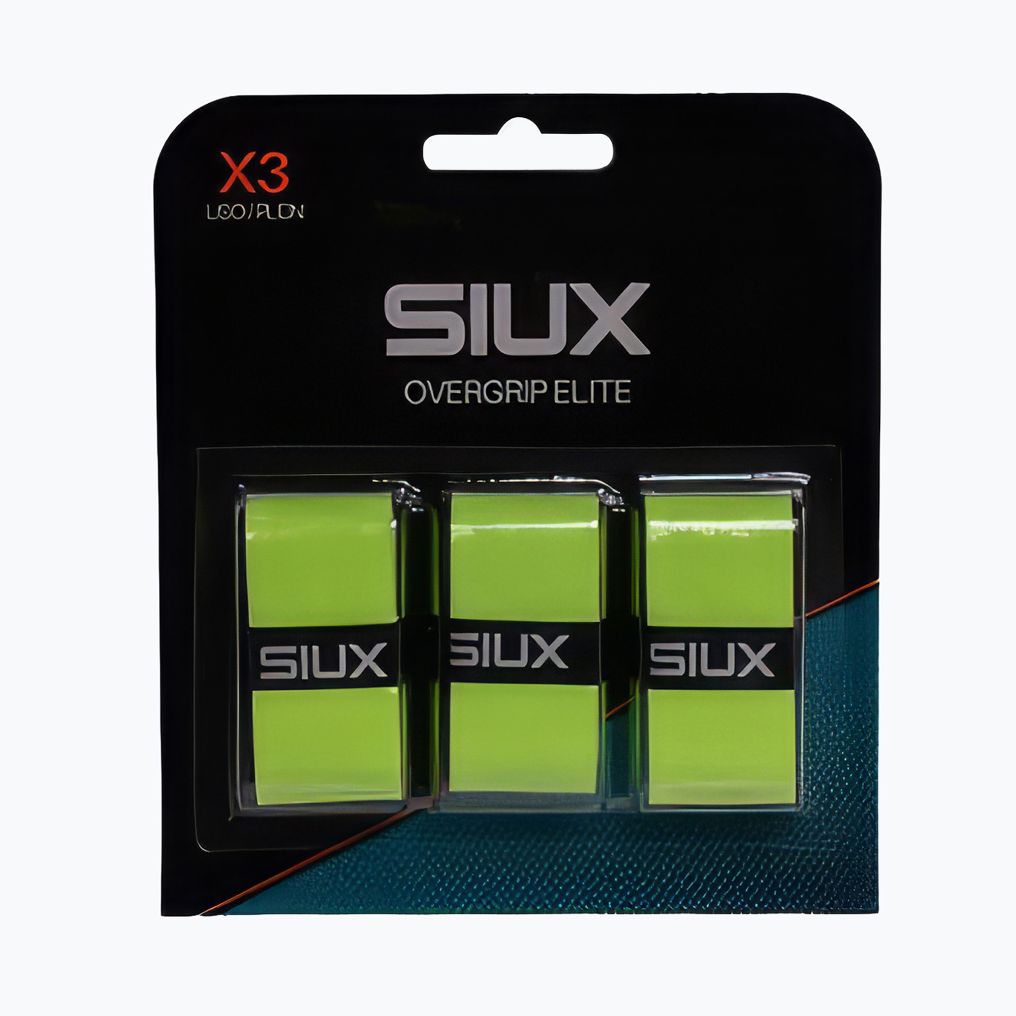 Învelișuri pentru padel Siux Elite Overgrip 3 pack green