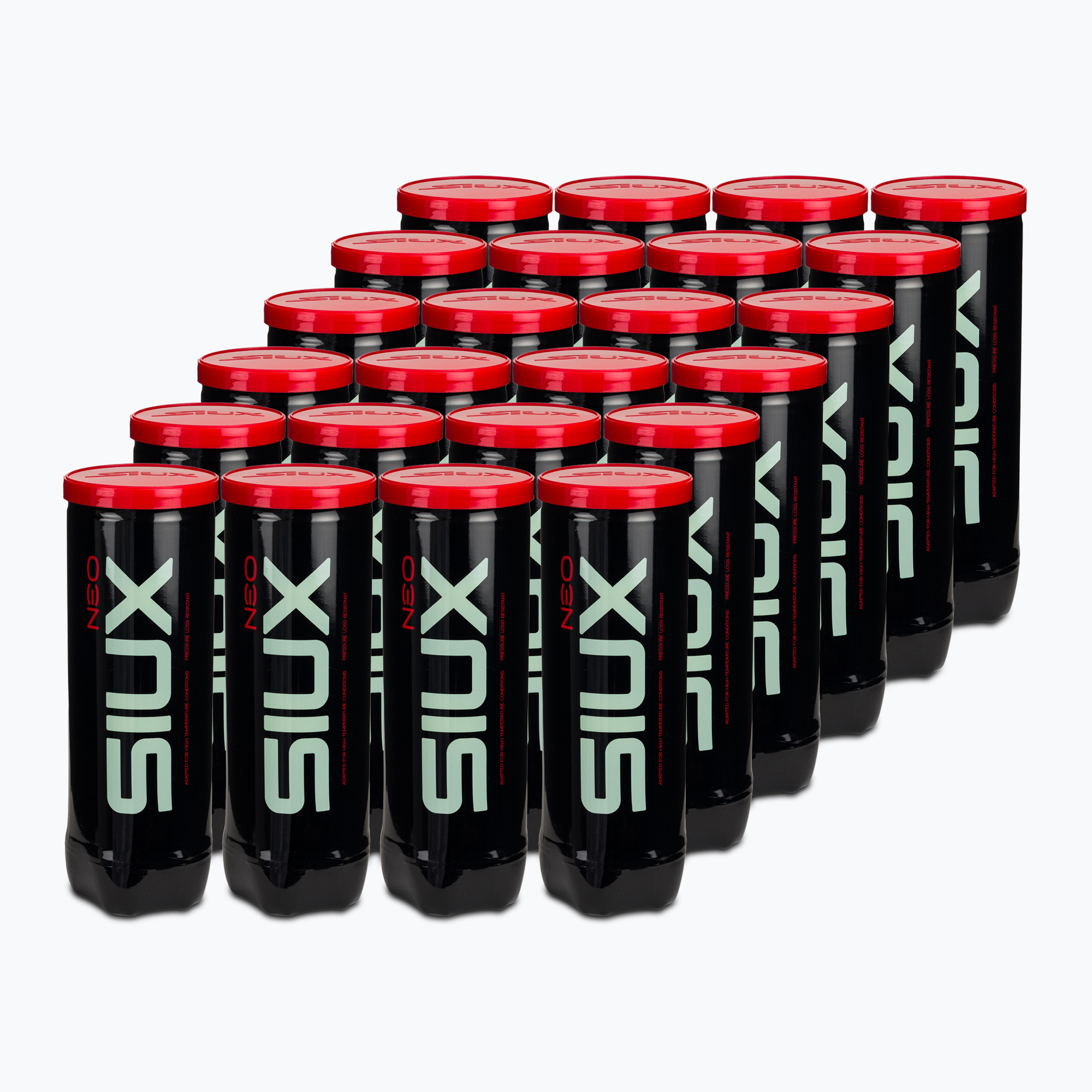 Mingi de padel Siux Neo Box 72 pack red