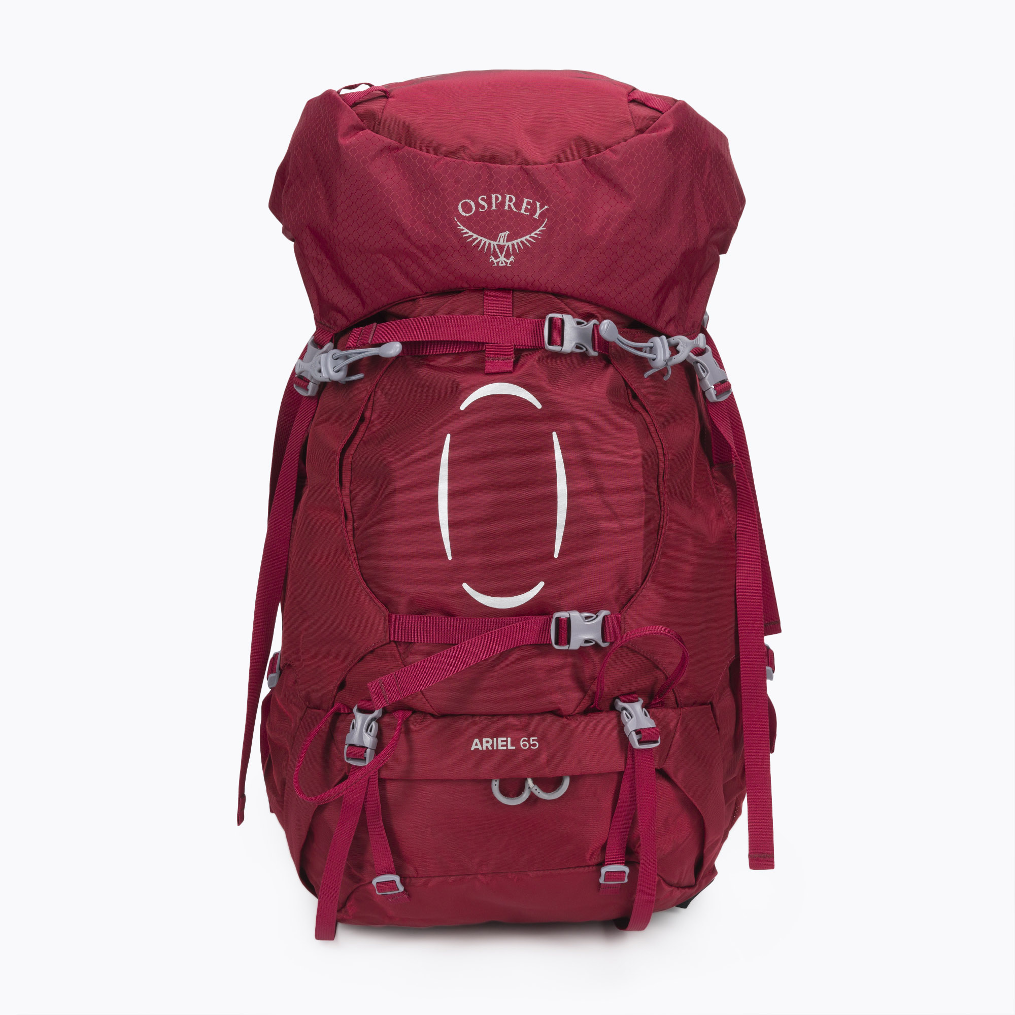 Plecak trekkingowy damski Osprey Ariel 65 l claret red