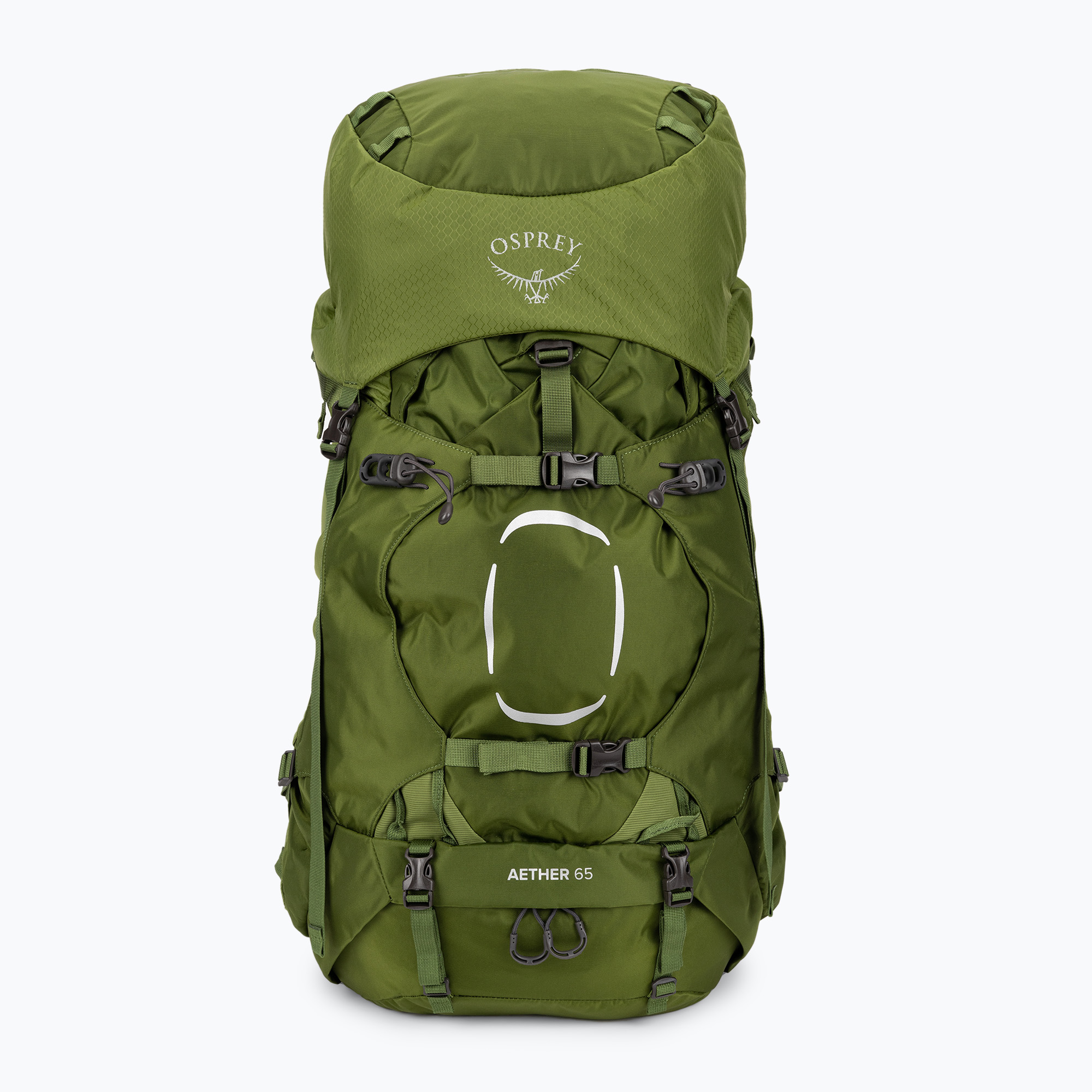 Plecak trekkingowy męski Osprey Aether 65 l garlic mustard green 